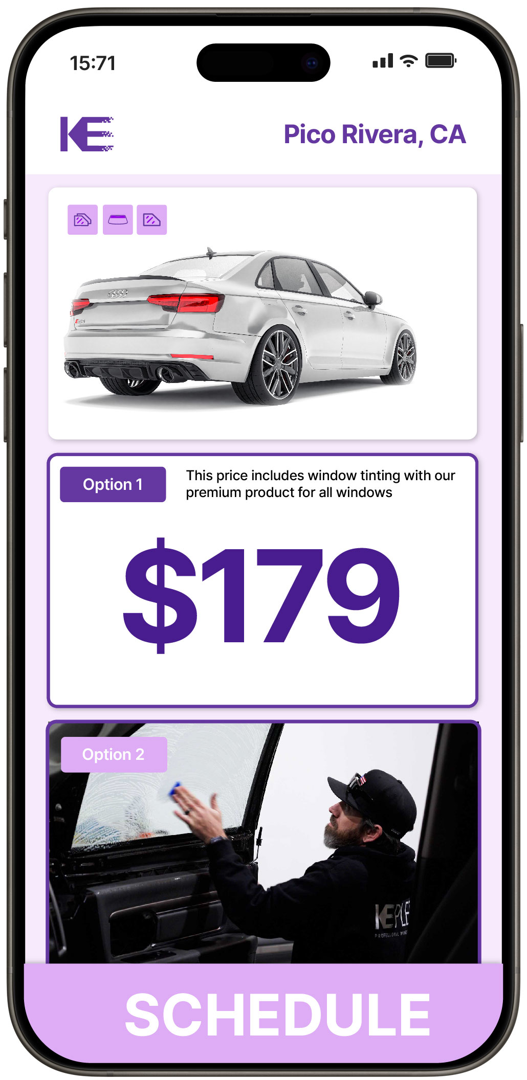 View Competitive Car Window Tinting Prices in Pico Rivera, California