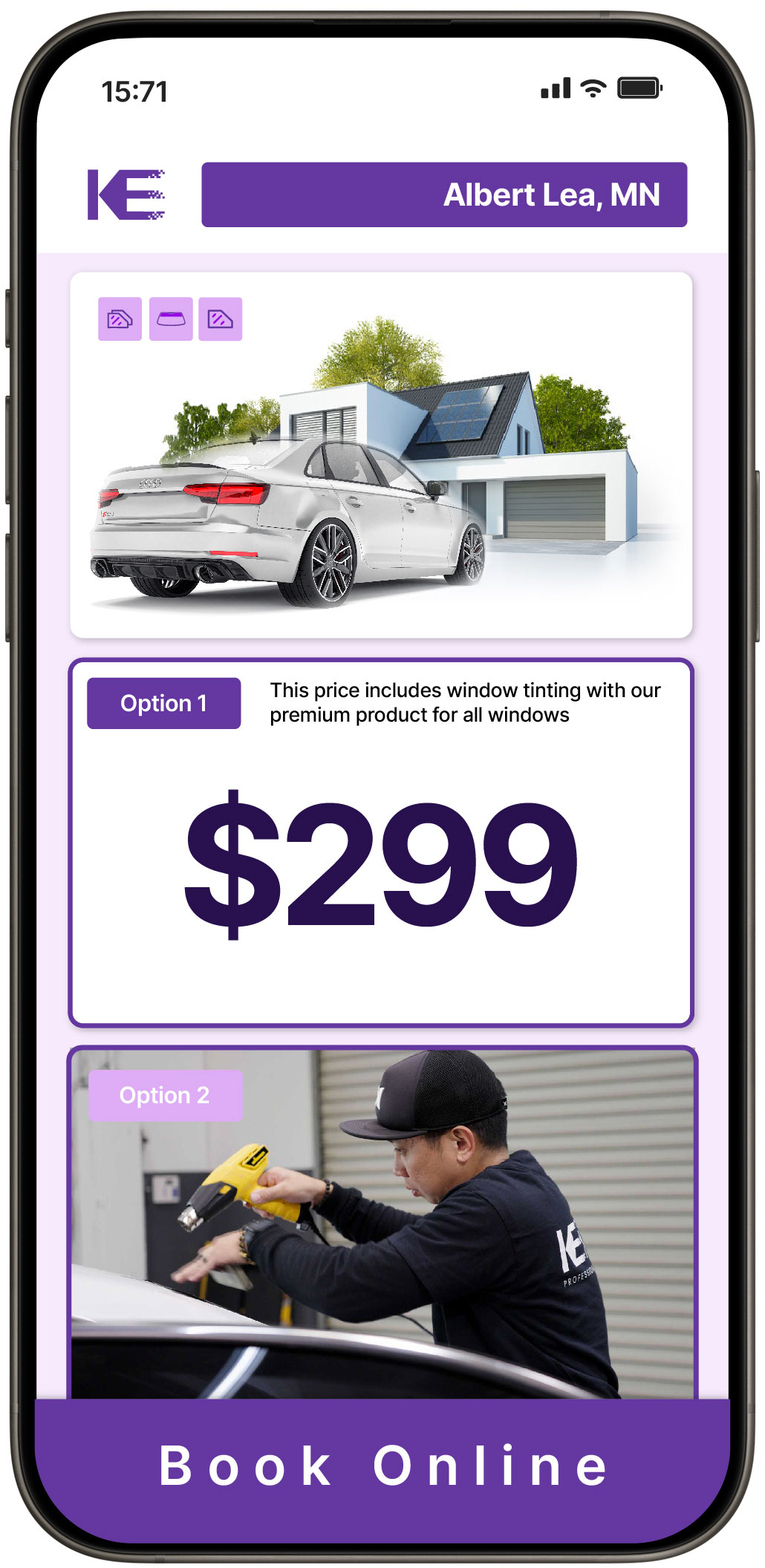 View Competitive Window Tinting Prices in Albert Lea, Minnesota
