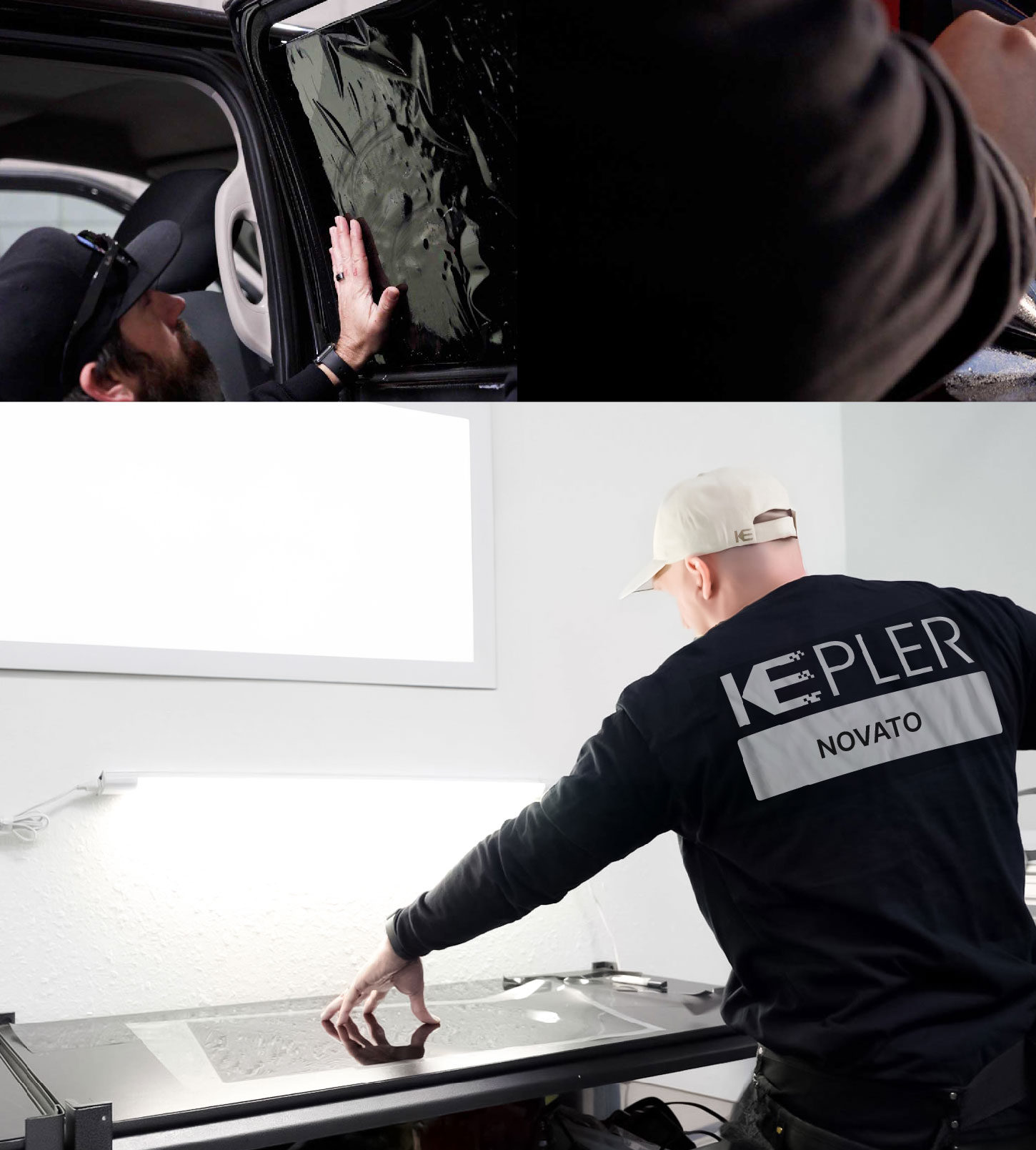 Window Tinting Specialist Cutting Film in Novato, California