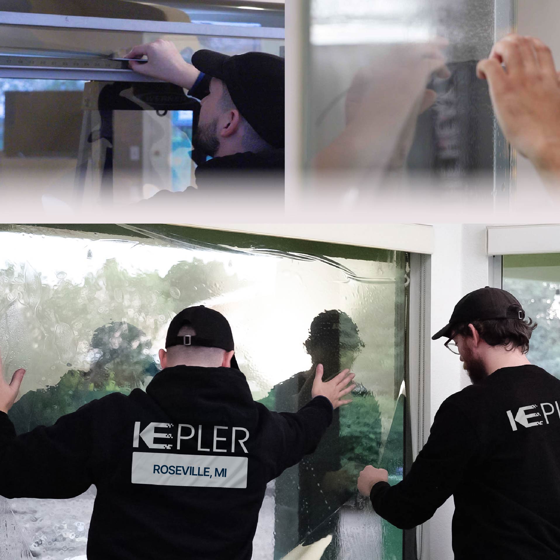 Kepler Specialist Performing Commercial Window Tinting in Roseville Roseville