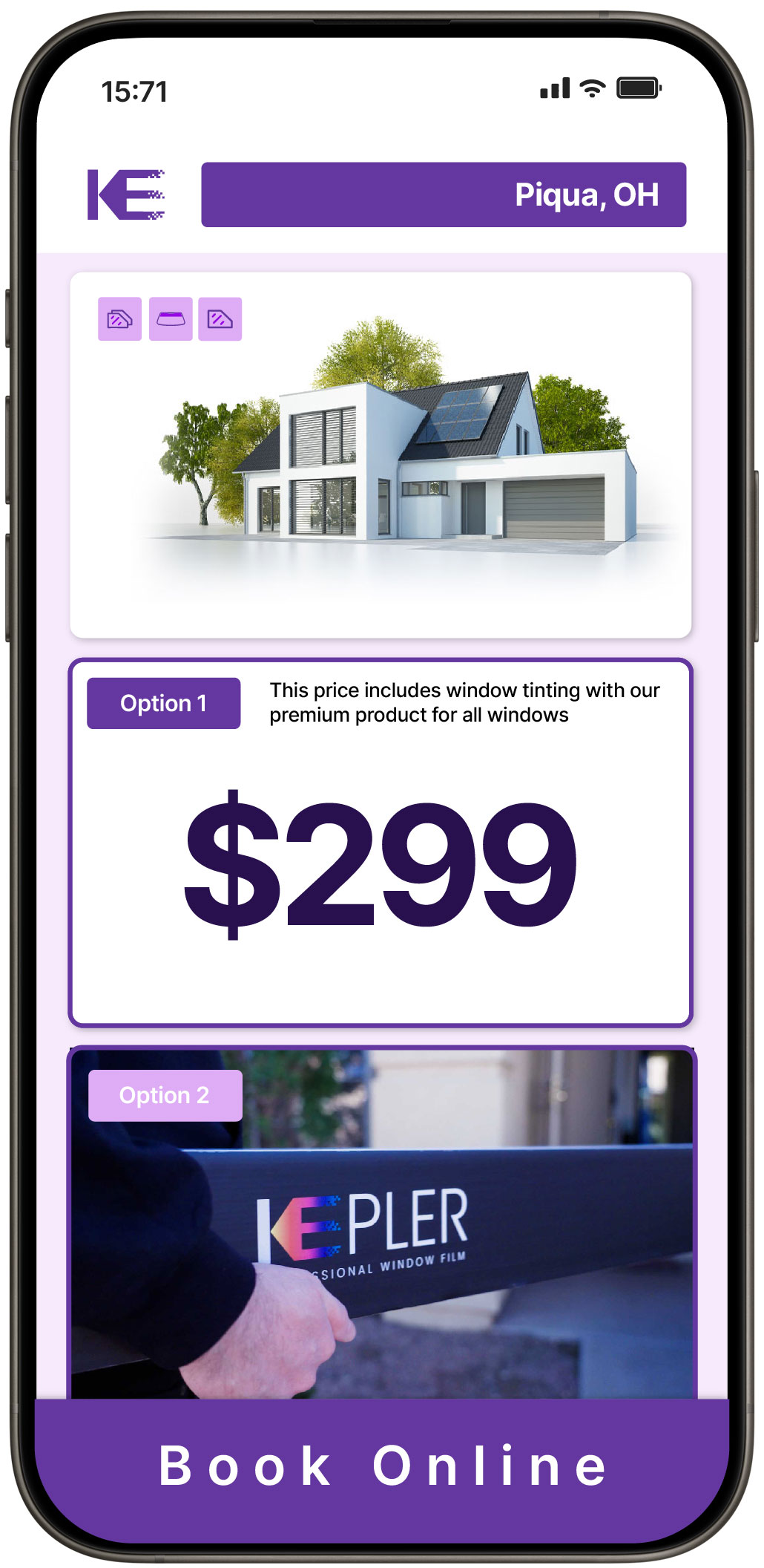View Affordable Home Window Tinting Costs in Piqua, Ohio