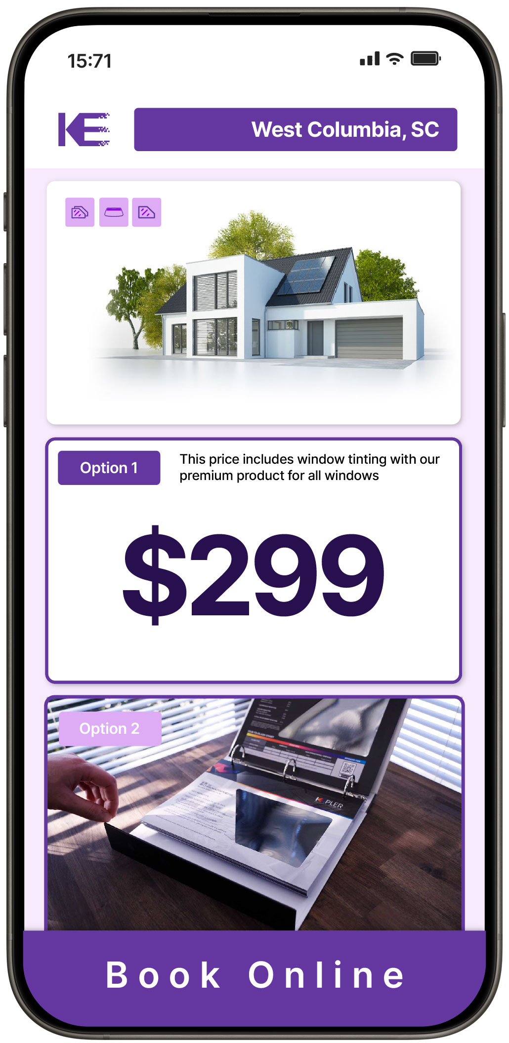 View Competitive Home Window Tinting Prices in West Columbia, South Carolina
