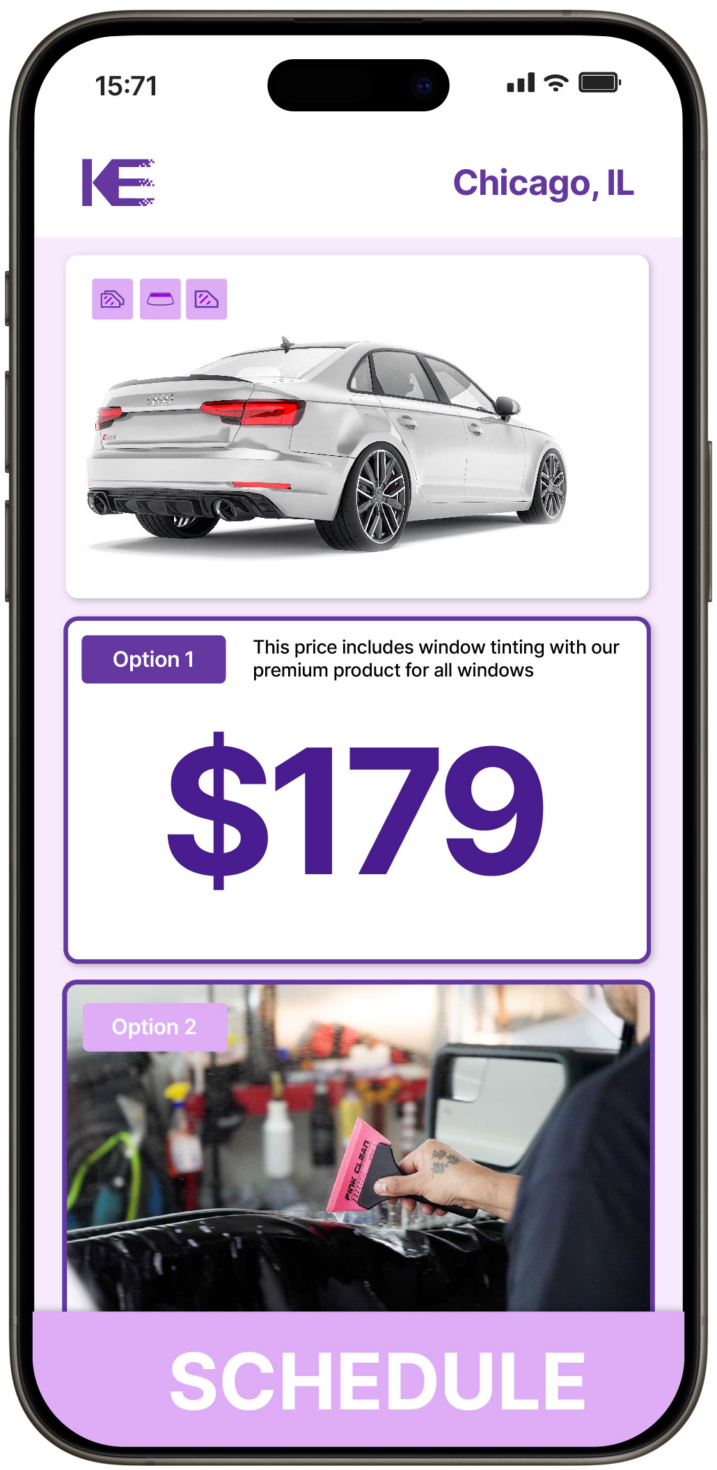 View Competitive Car Window Tinting Rates in Chicago, Illinois