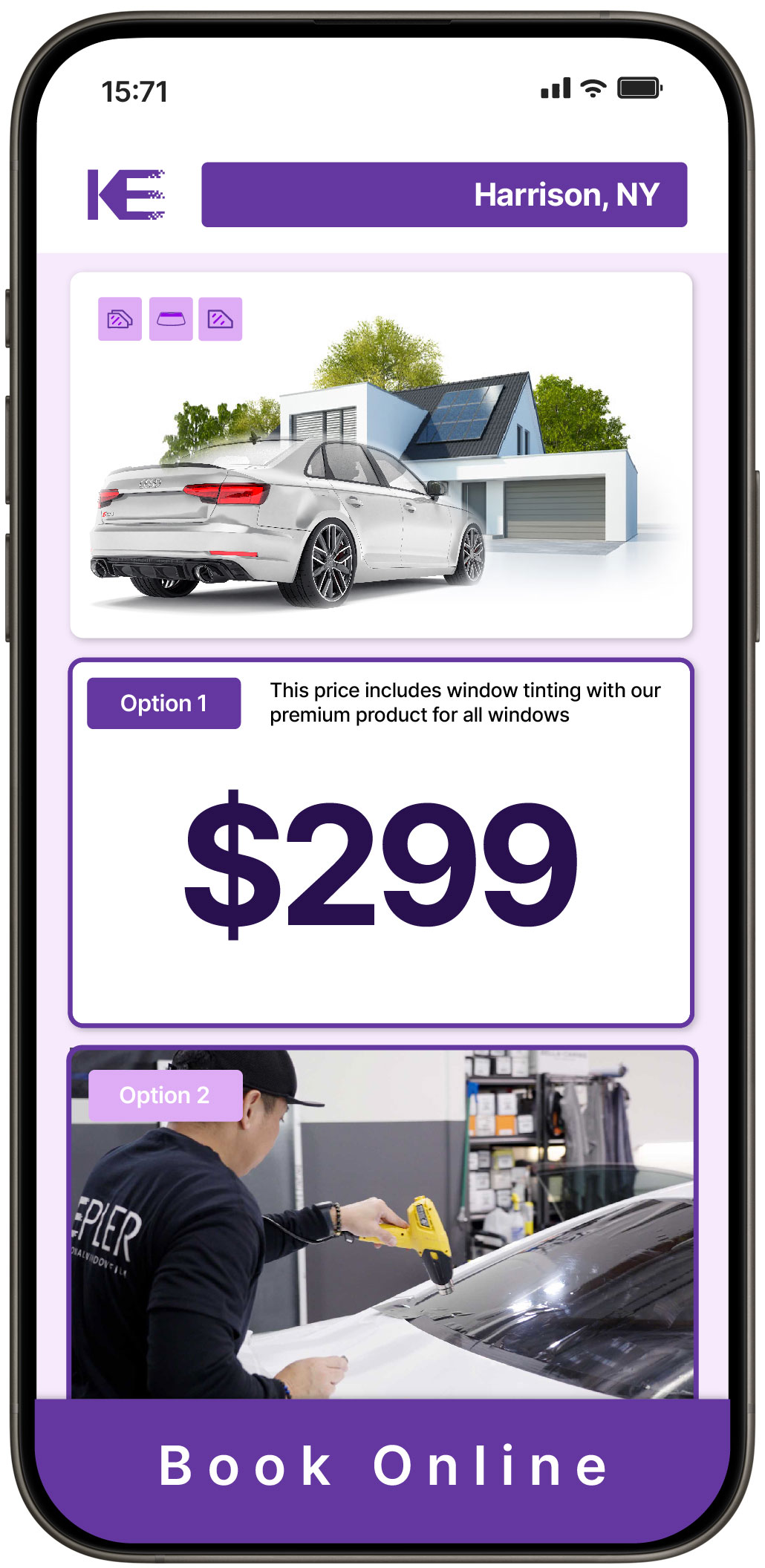 View Competitive Tesla Window Tinting Costs in Oakland Gardens, New York