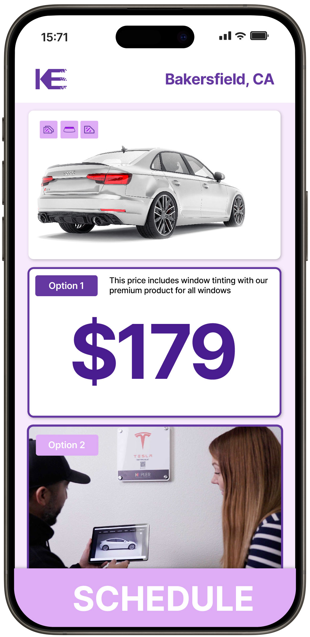 View Competitive Car Window Tinting Prices in Bakersfield, California