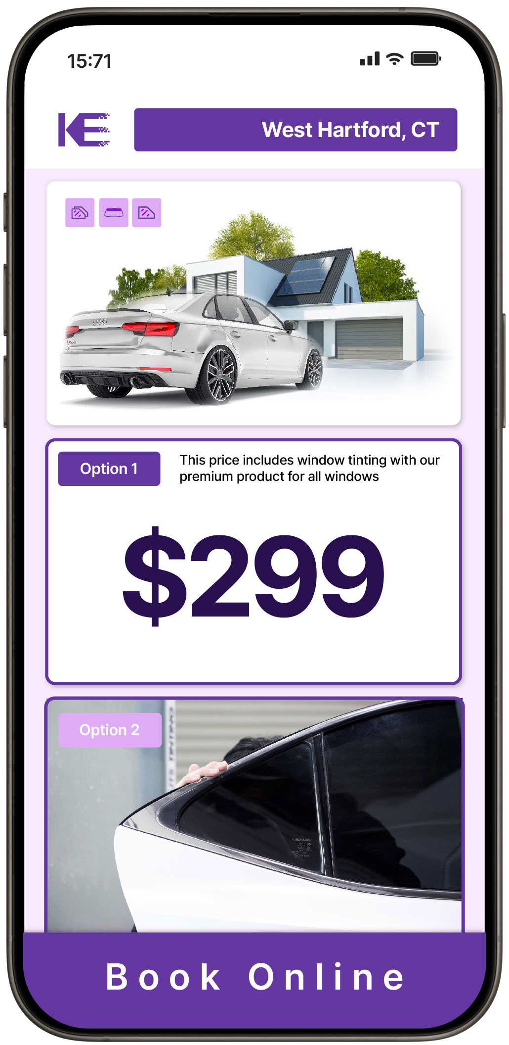 View Reasonable Tesla Window Tinting Costs in Milford, Connecticut