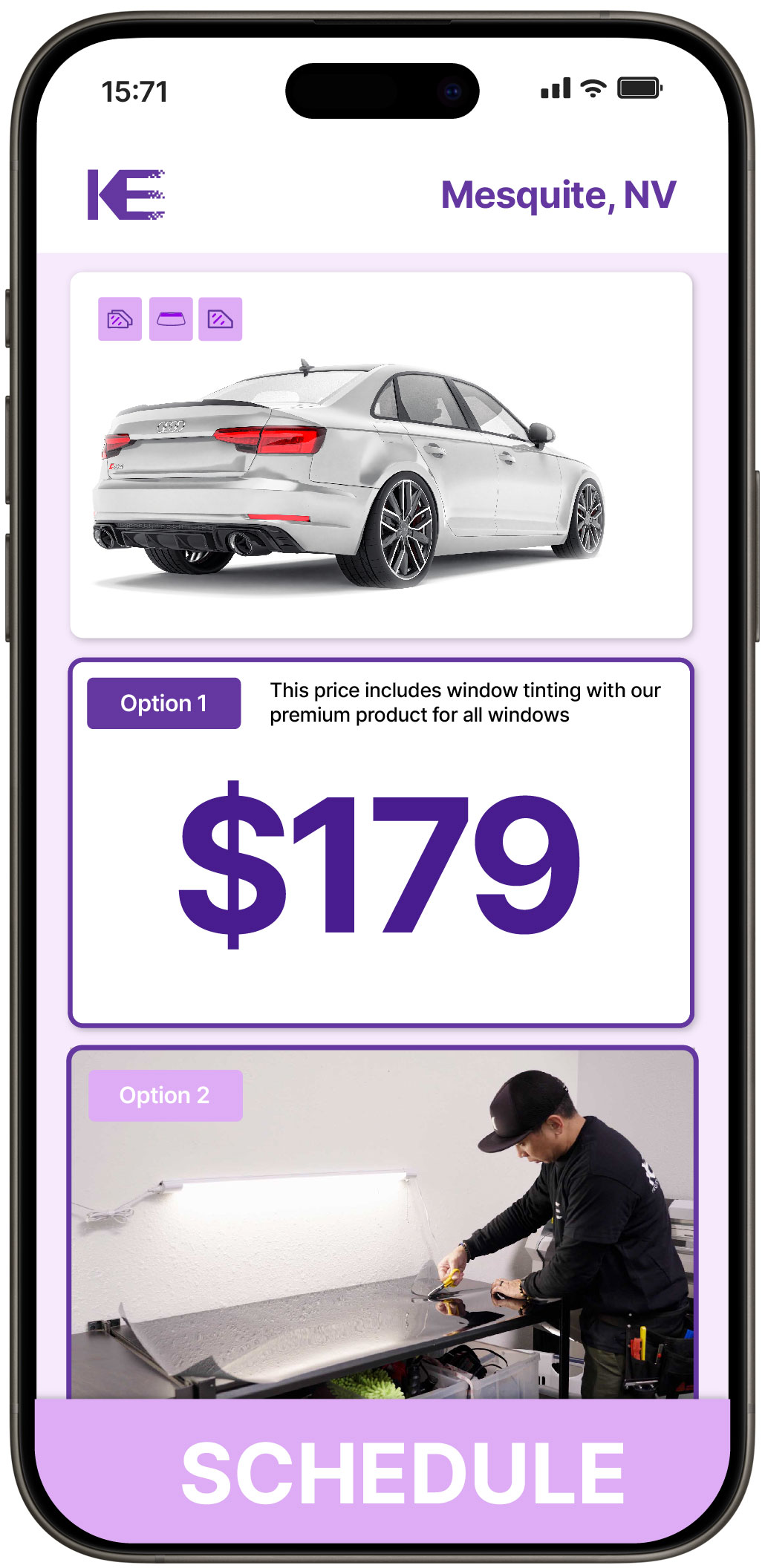 View Reasonable Car Window Tinting Prices in Mesquite, Nevada