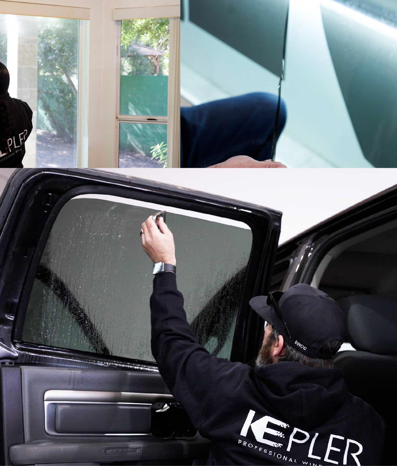 Kepler Window Tinting Specialists at Work in Santa Maria, California