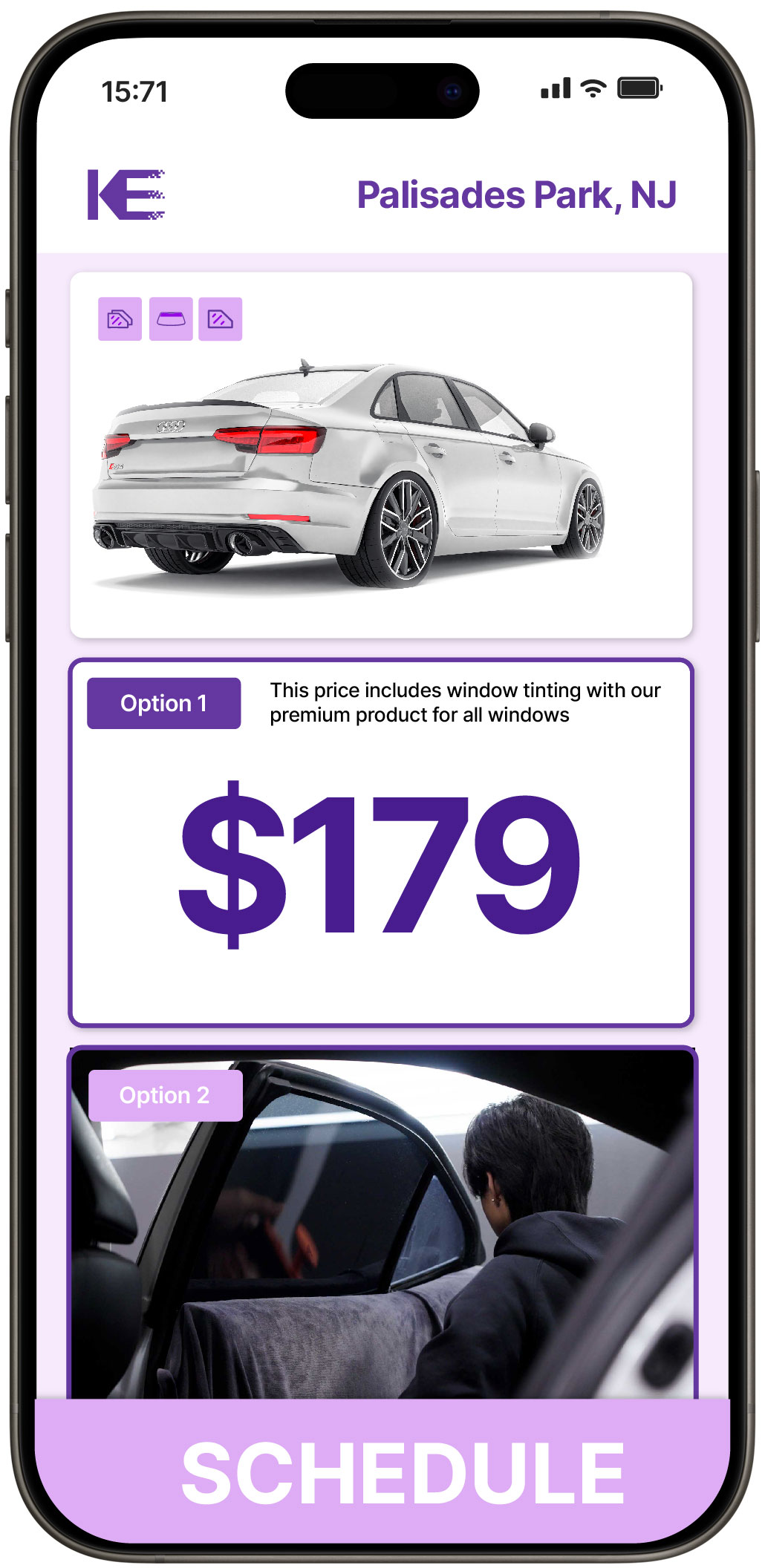 View Competitive Car Window Tinting Rates in Palisades Park, New Jersey