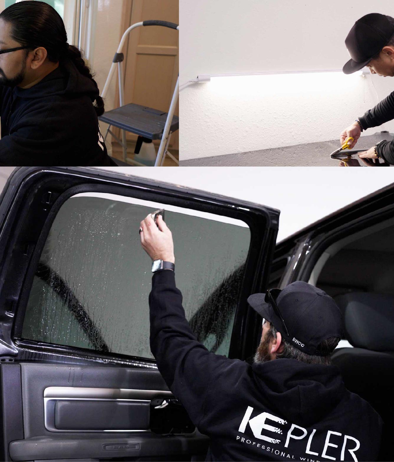 Kepler Window Tinting Specialists at Work in Laurel, Mississippi