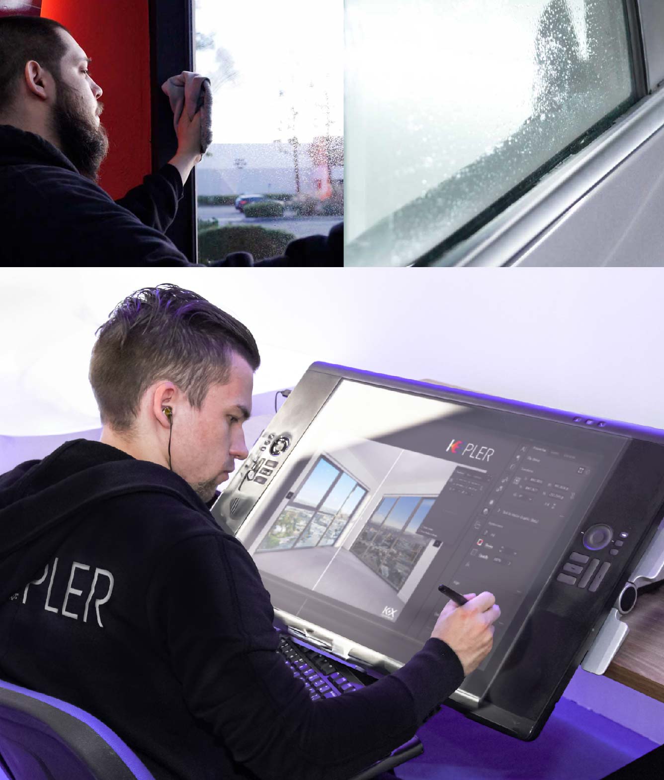 Kepler Specialist Performing Commercial Window Tinting in Denville Denville