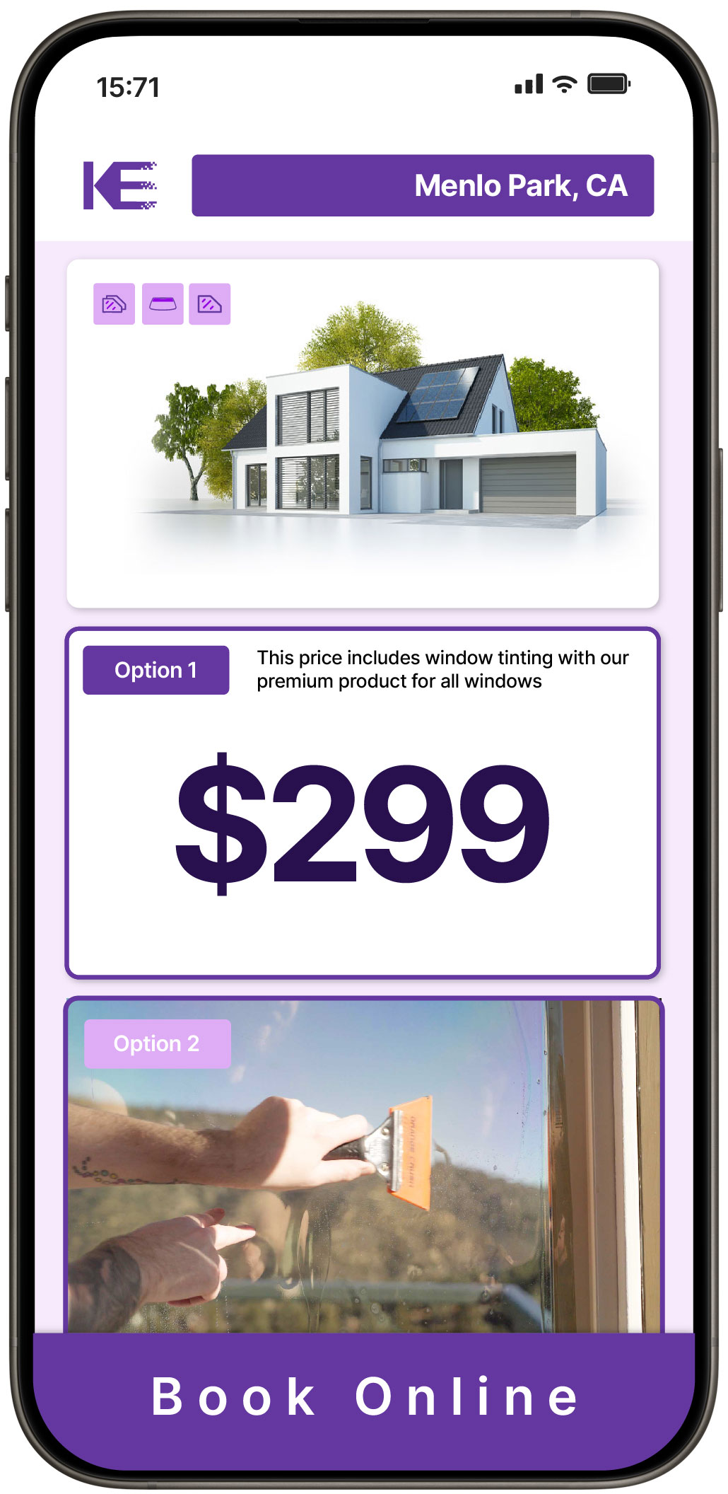 View Competitive Home Window Tinting Prices in Menlo Park, California