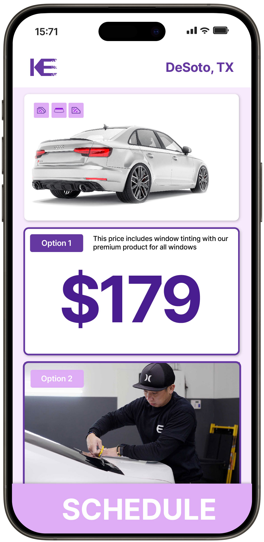 View Competitive Car Window Tinting Rates in DeSoto, Texas