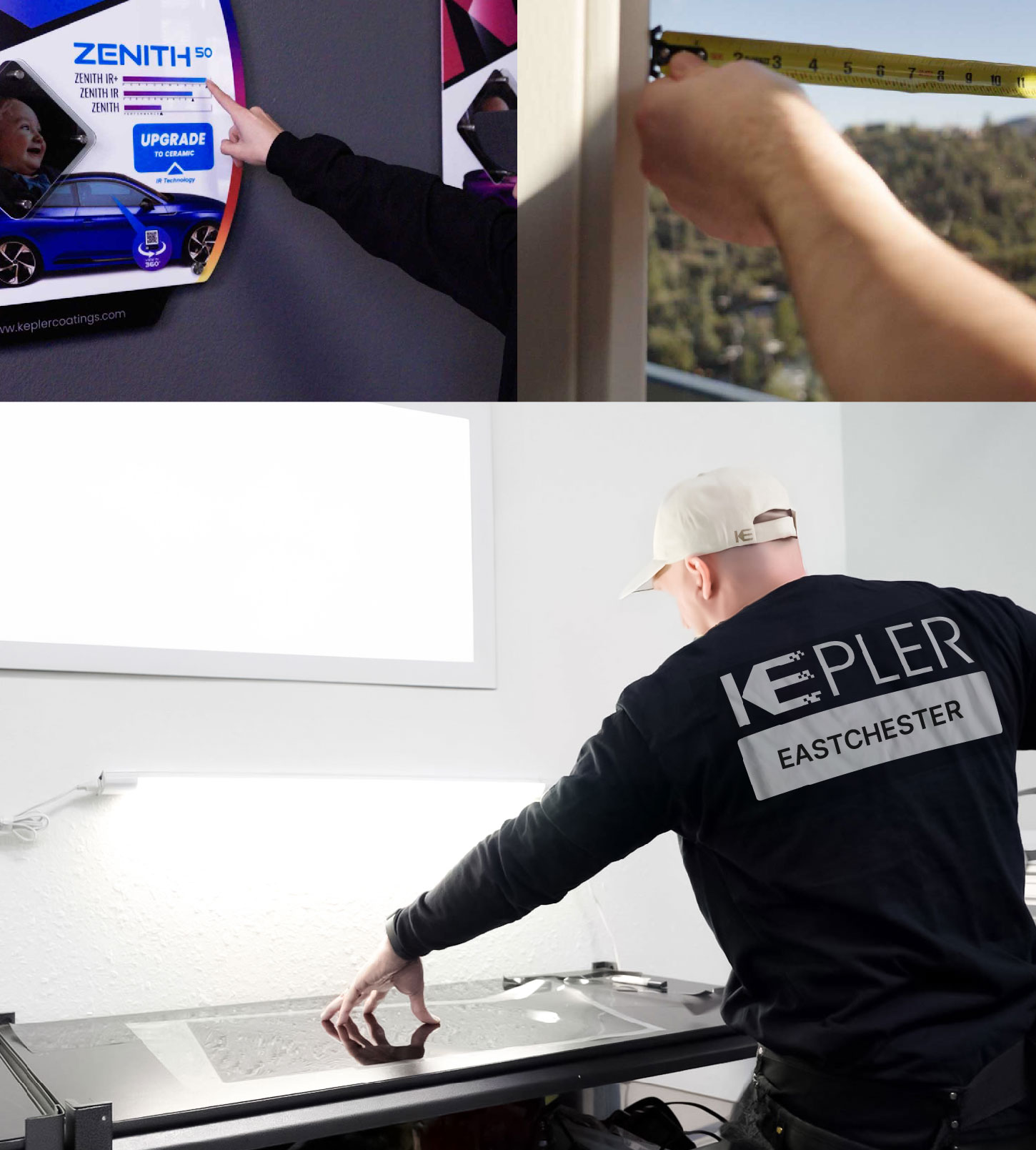 Window Tinting Specialist Cutting Film in Eastchester, New York