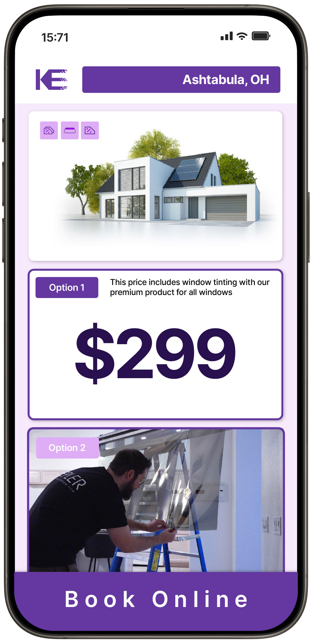 View Affordable Home Window Tinting Costs in Ashtabula, Ohio