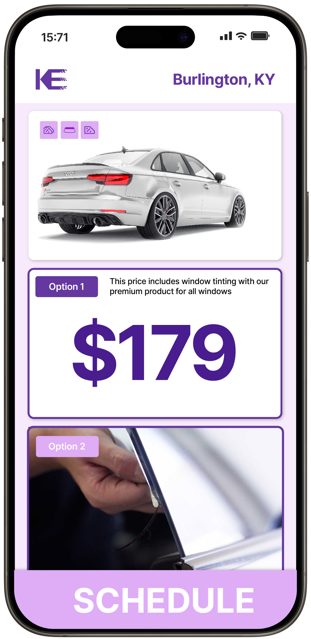 View Reasonable Car Window Tinting Costs in Burlington, Kentucky