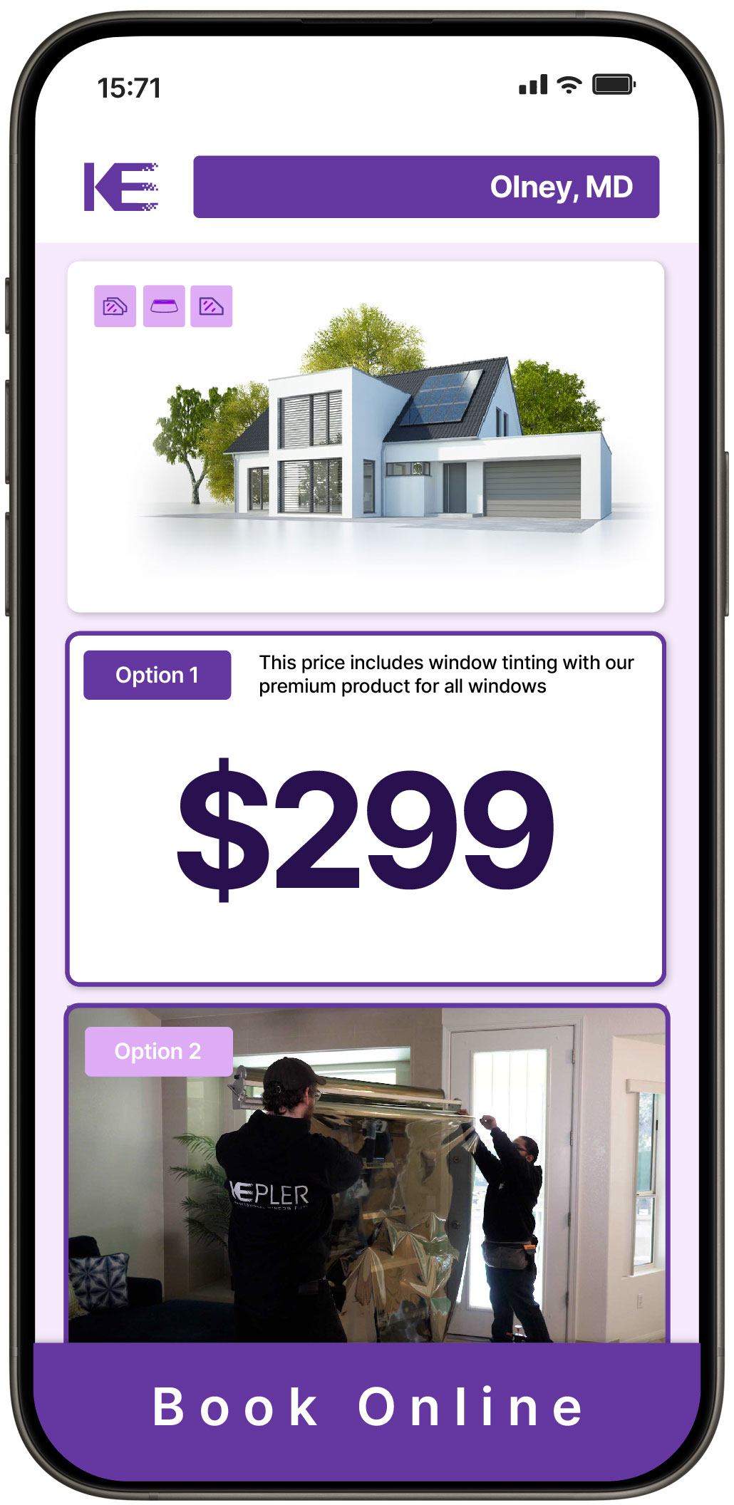 View Affordable Home Window Tinting Prices in Olney, Maryland