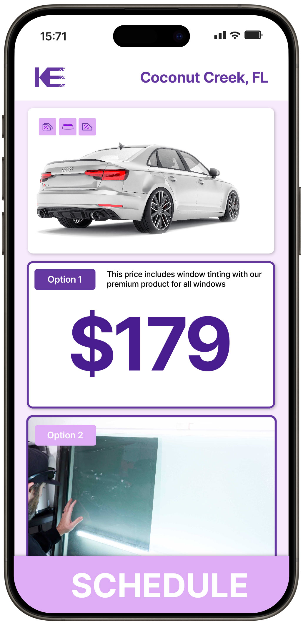 View Affordable Car Window Tinting Prices in Coconut Creek, Florida