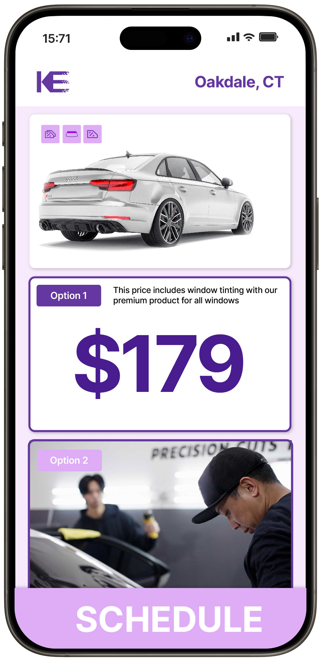 View Affordable Car Window Tinting Rates in Oakdale, Connecticut