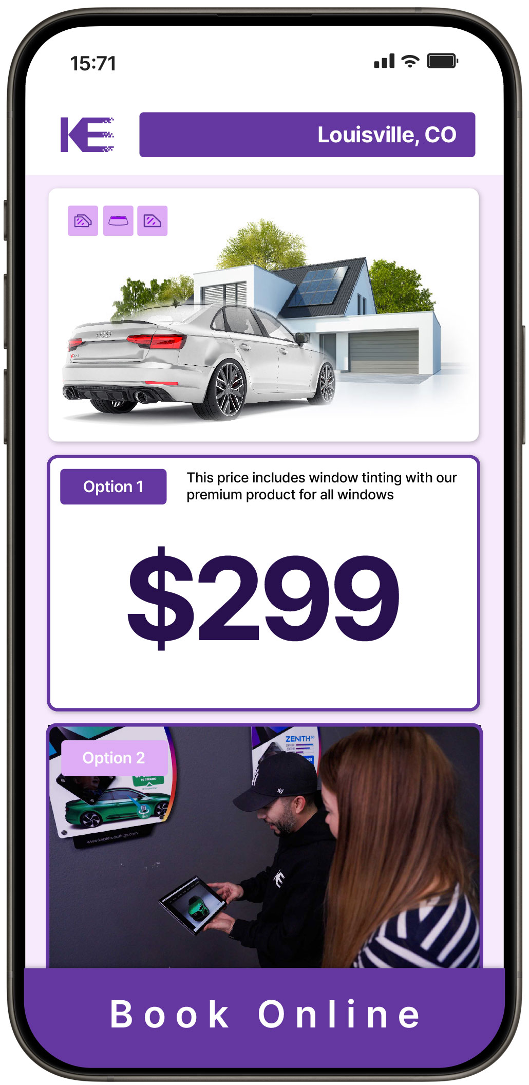 View Competitive Tesla Window Tinting Prices in Conifer, Colorado