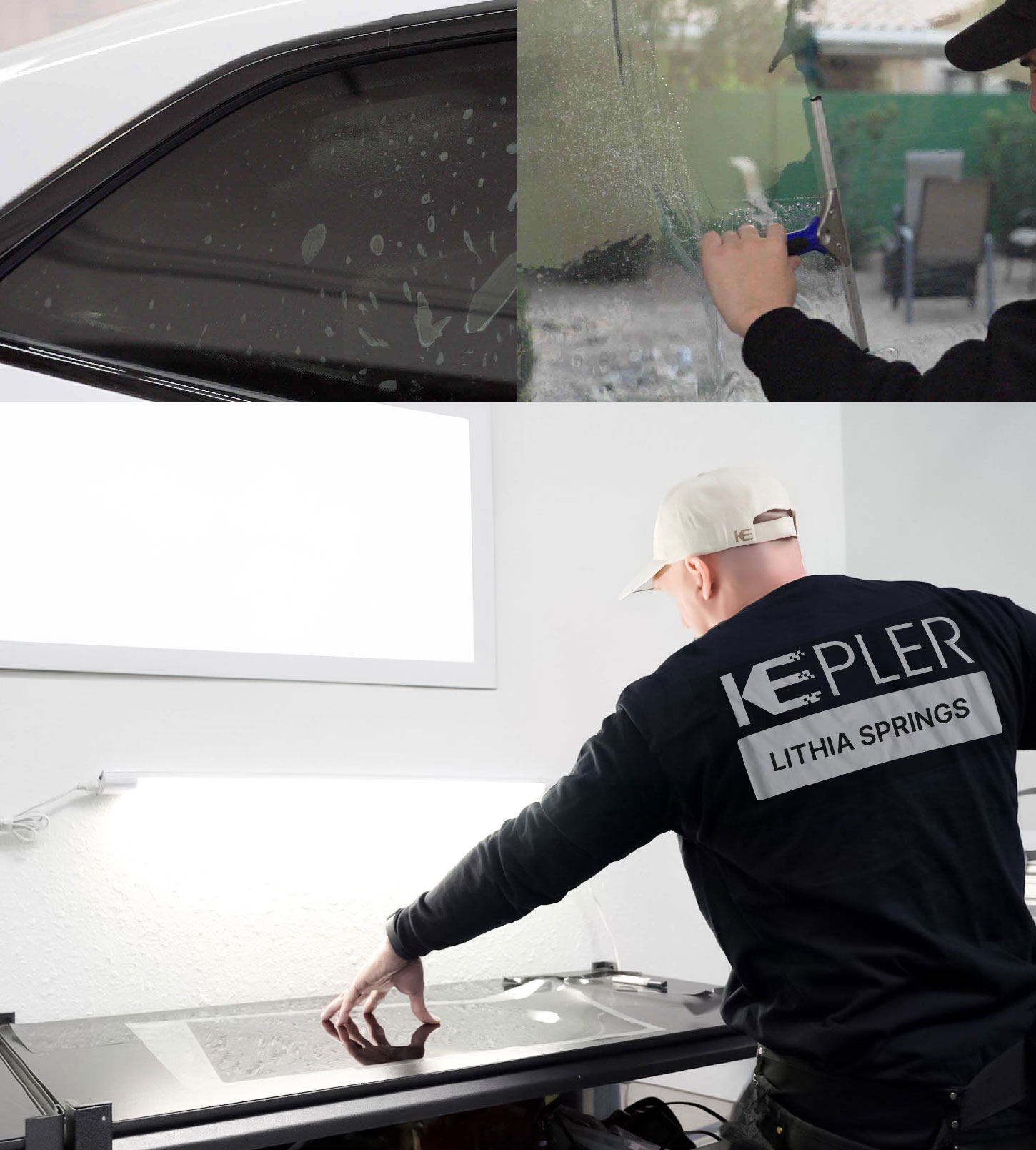 Window Tinting Specialist Cutting Film in Lithia Springs, Georgia