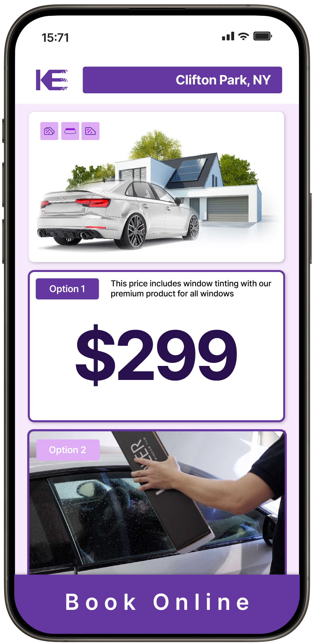 View Competitive Window Tinting Prices in Clifton Park, New York