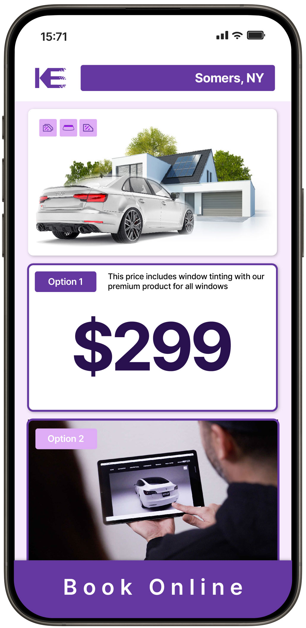 View Competitive Window Tinting Prices in Somers, New York