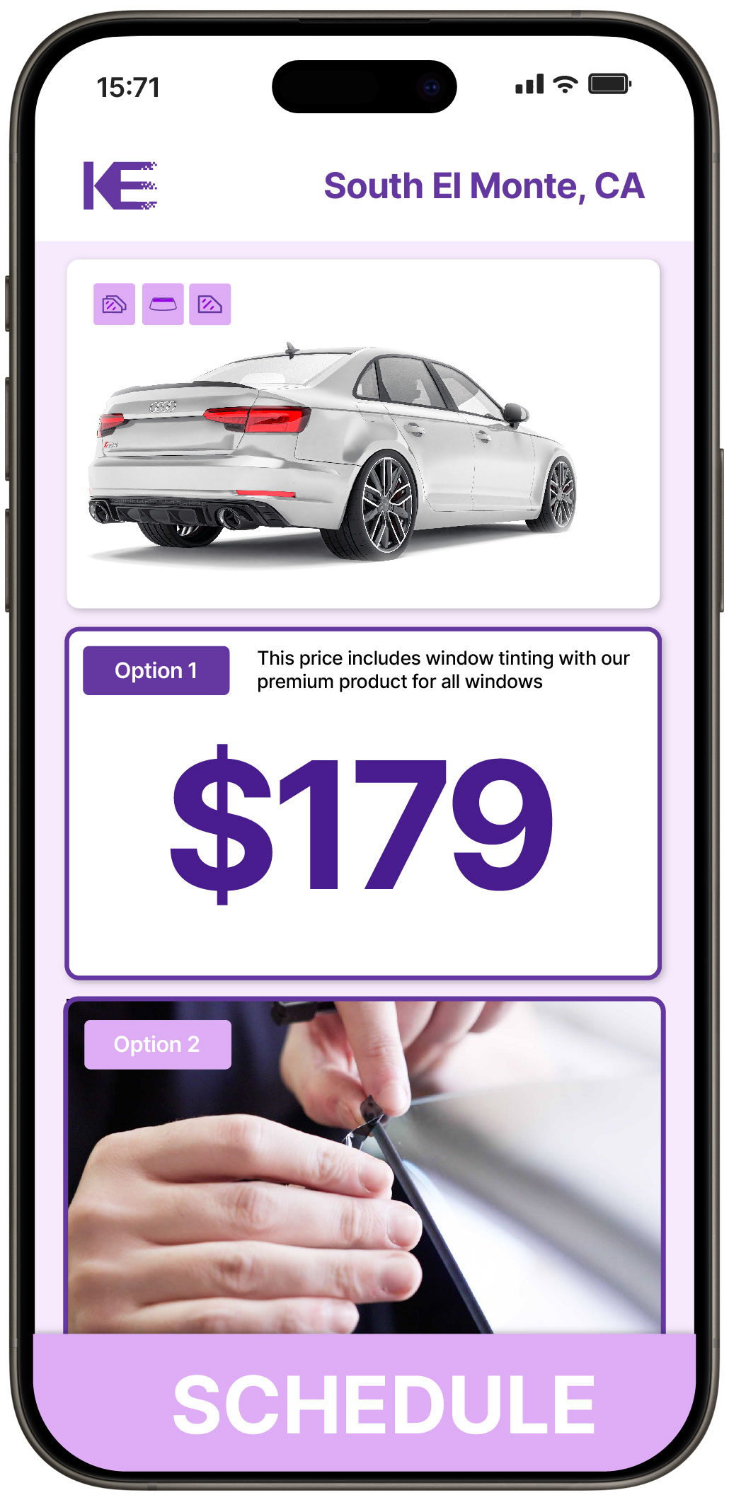 View Reasonable Car Window Tinting Costs in South El Monte, California