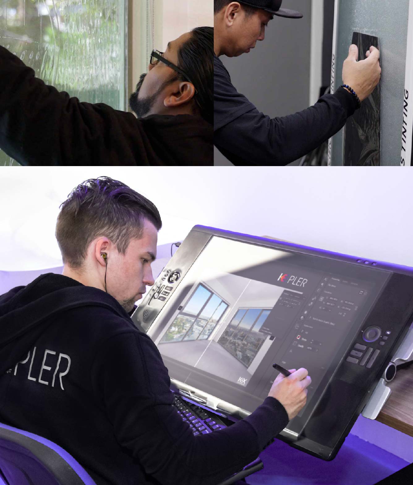 Kepler Specialist Performing Commercial Window Tinting in West Hartford West Hartford