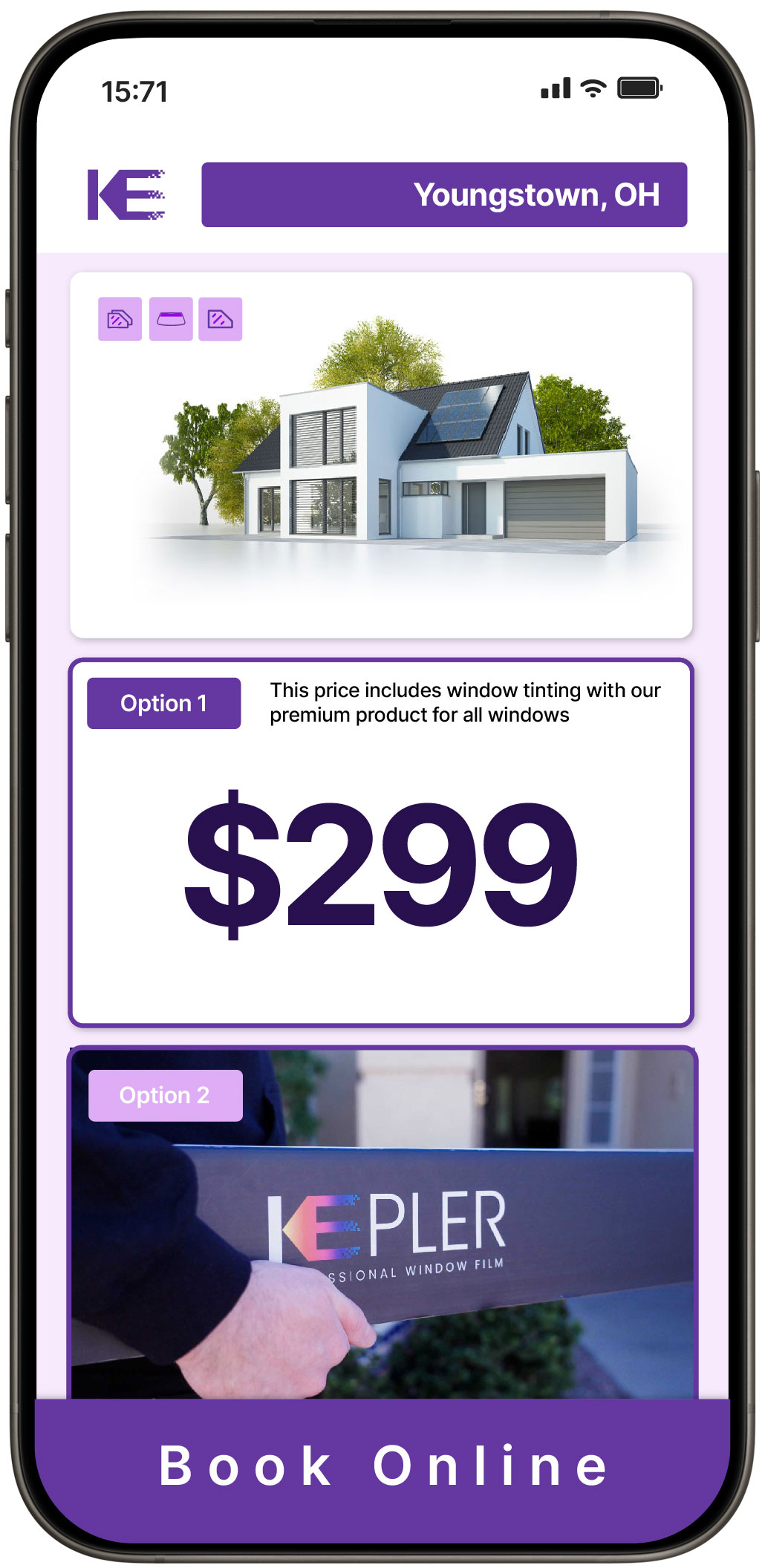View Competitive Home Window Tinting Prices in Youngstown, Ohio