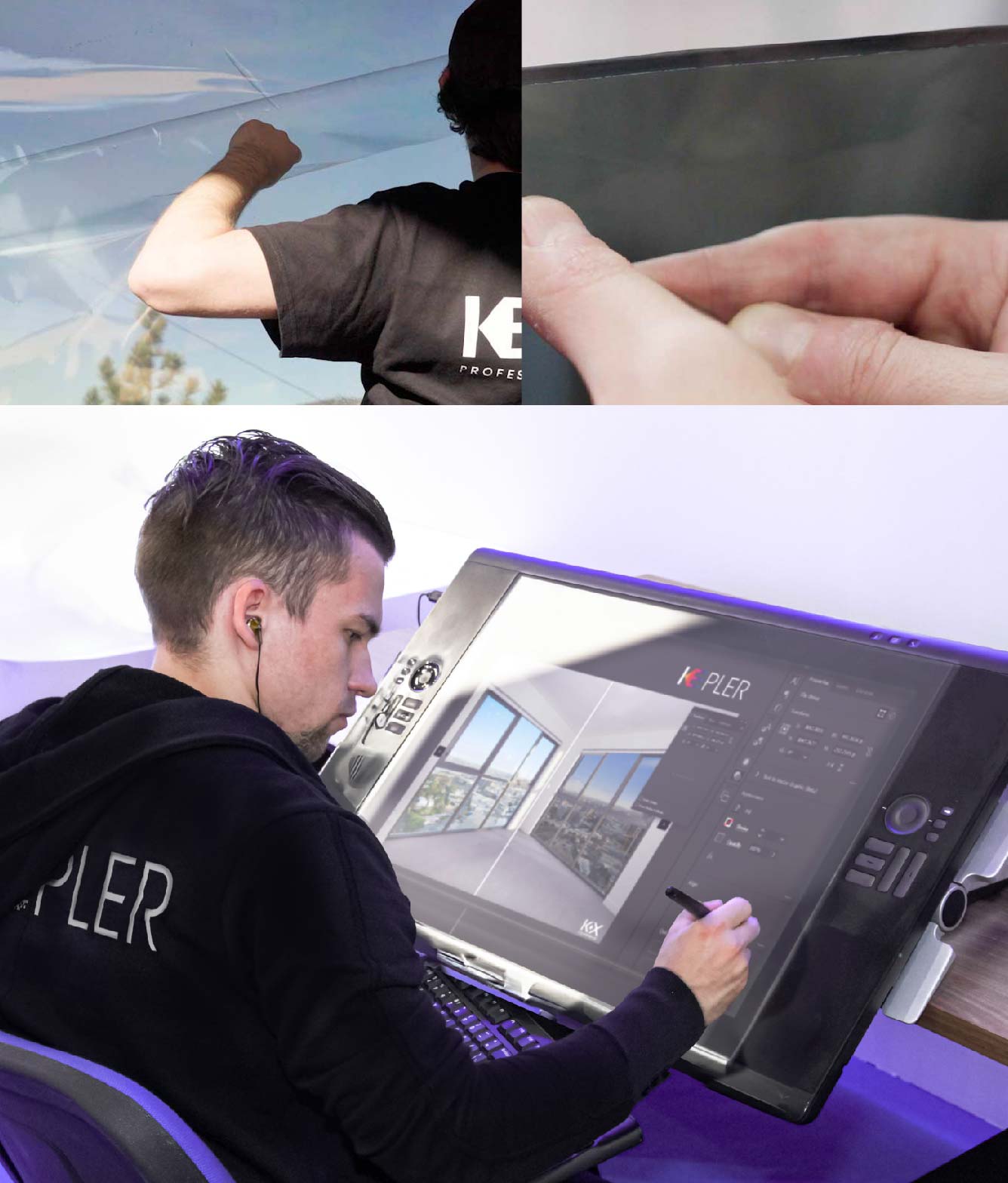 Kepler Specialist Performing Commercial Window Tinting in Santa Ana Santa Ana