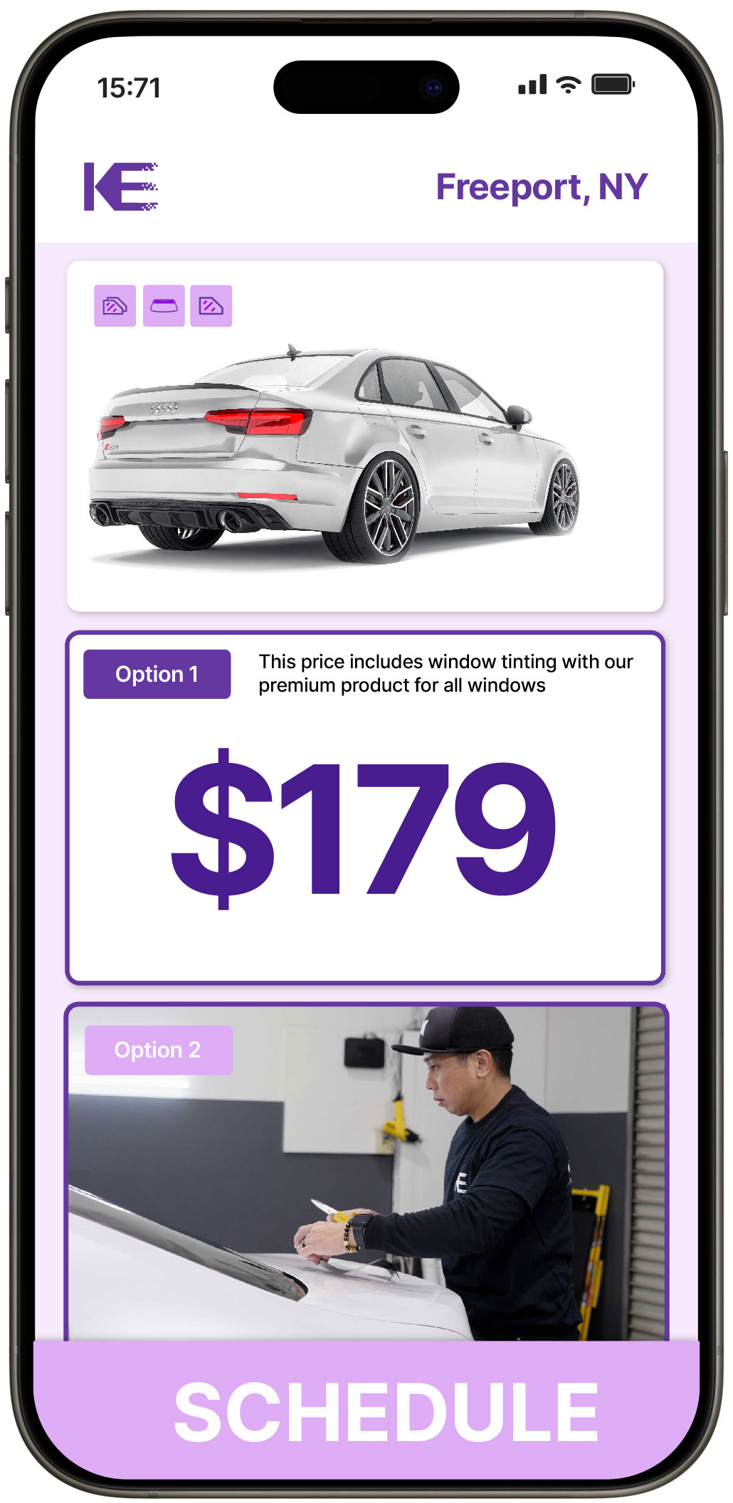 View Affordable Car Window Tinting Prices in Freeport, New York