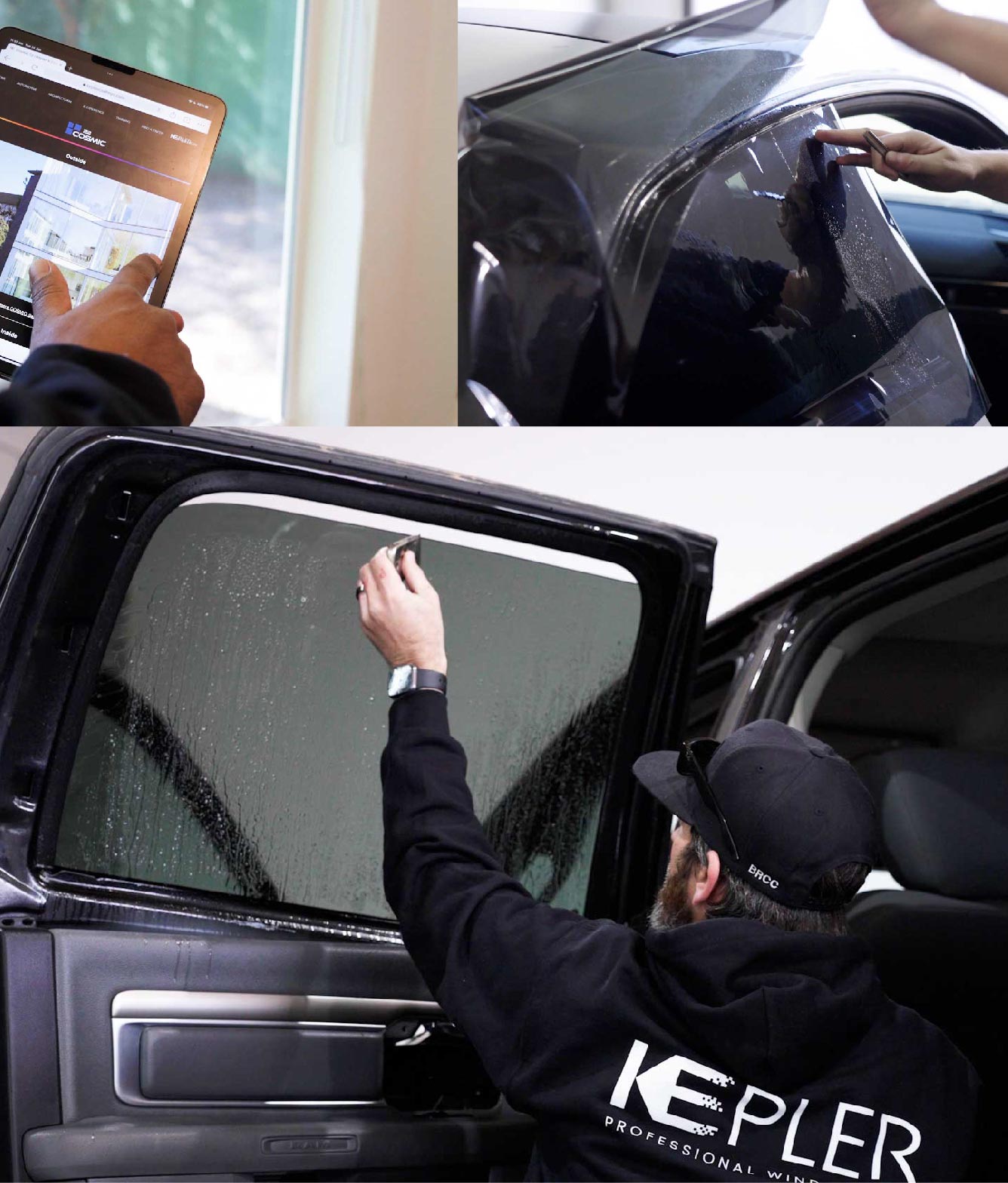 Kepler Window Tinting Specialists at Work in Hobart, Indiana
