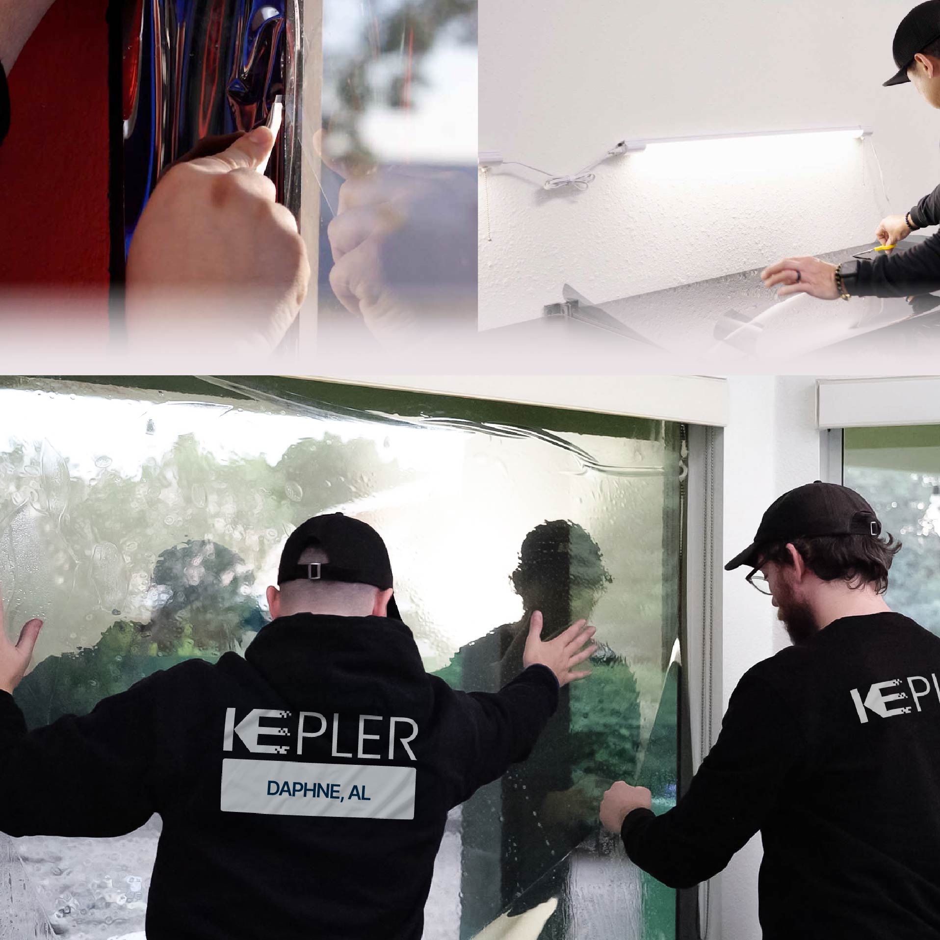 Kepler Specialist Performing Commercial Window Tinting in Daphne Daphne
