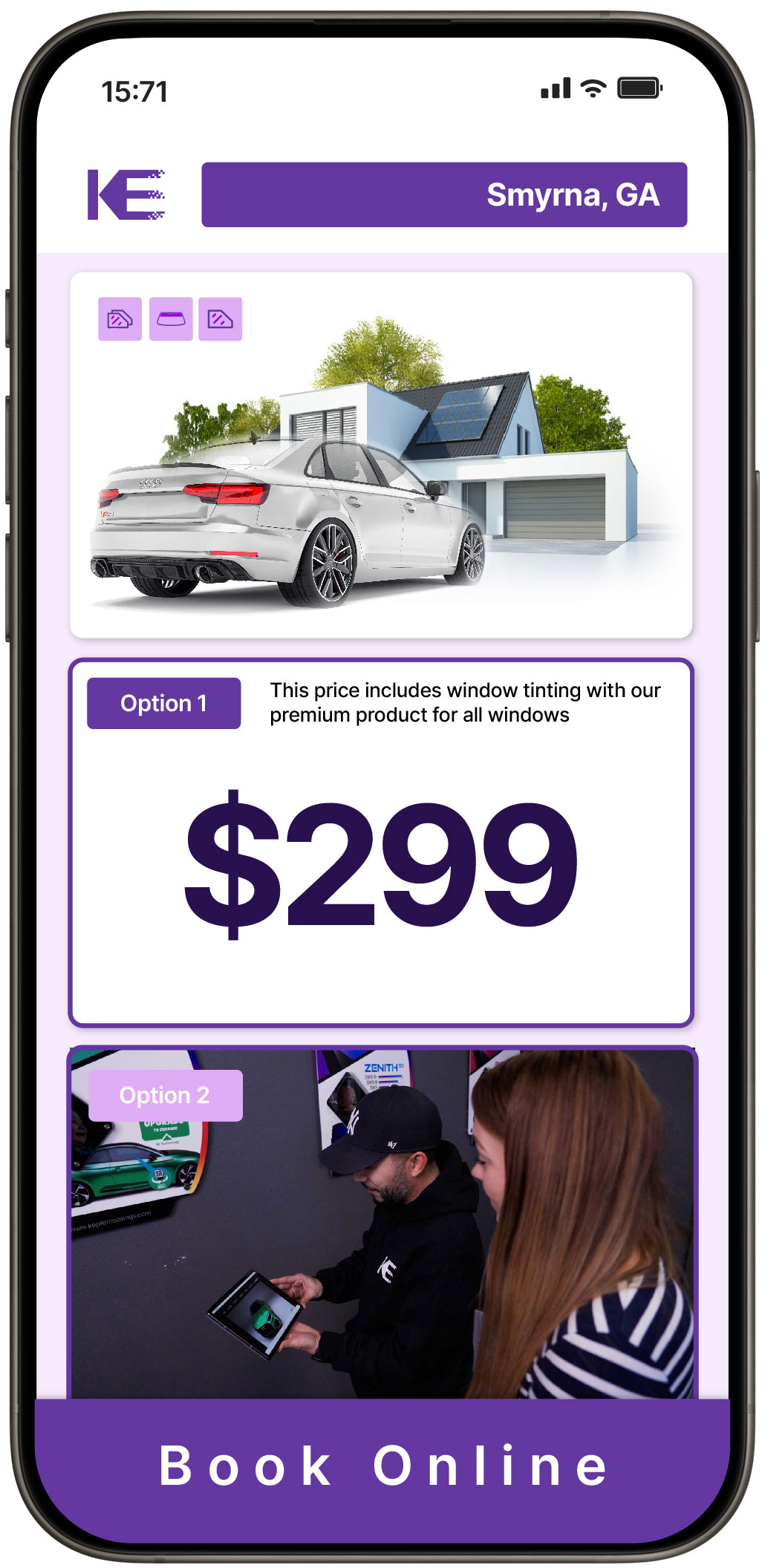 View Competitive Window Tinting Prices in Smyrna, Georgia
