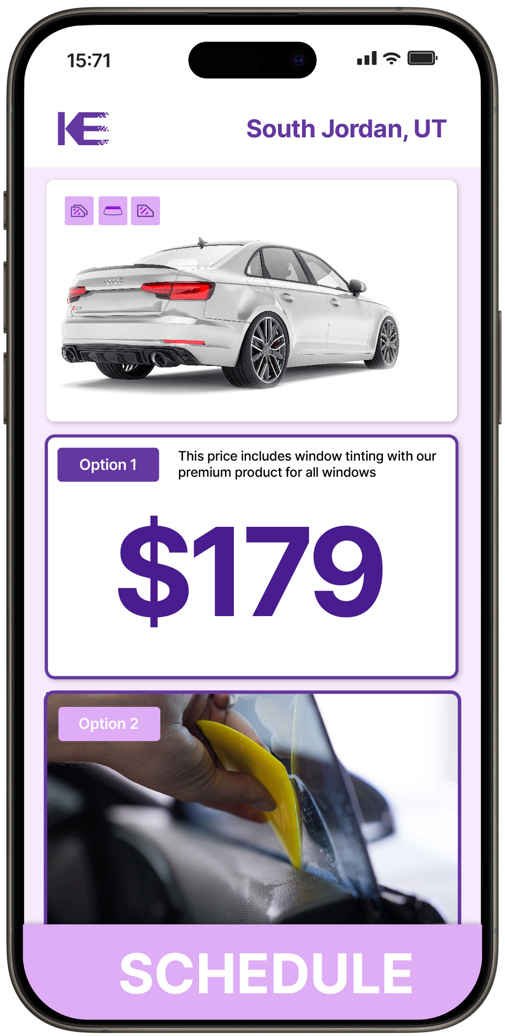 View Reasonable Car Window Tinting Rates in South Jordan, Utah
