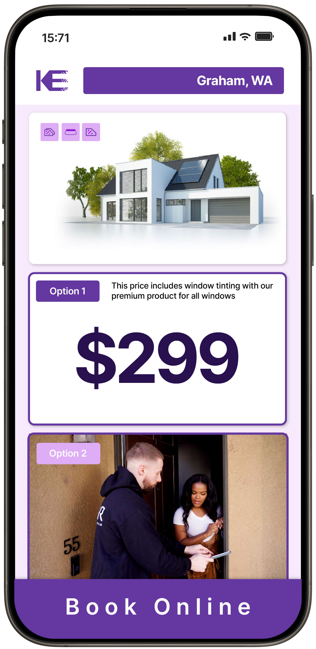 View Competitive Home Window Tinting Prices in Graham, Washington