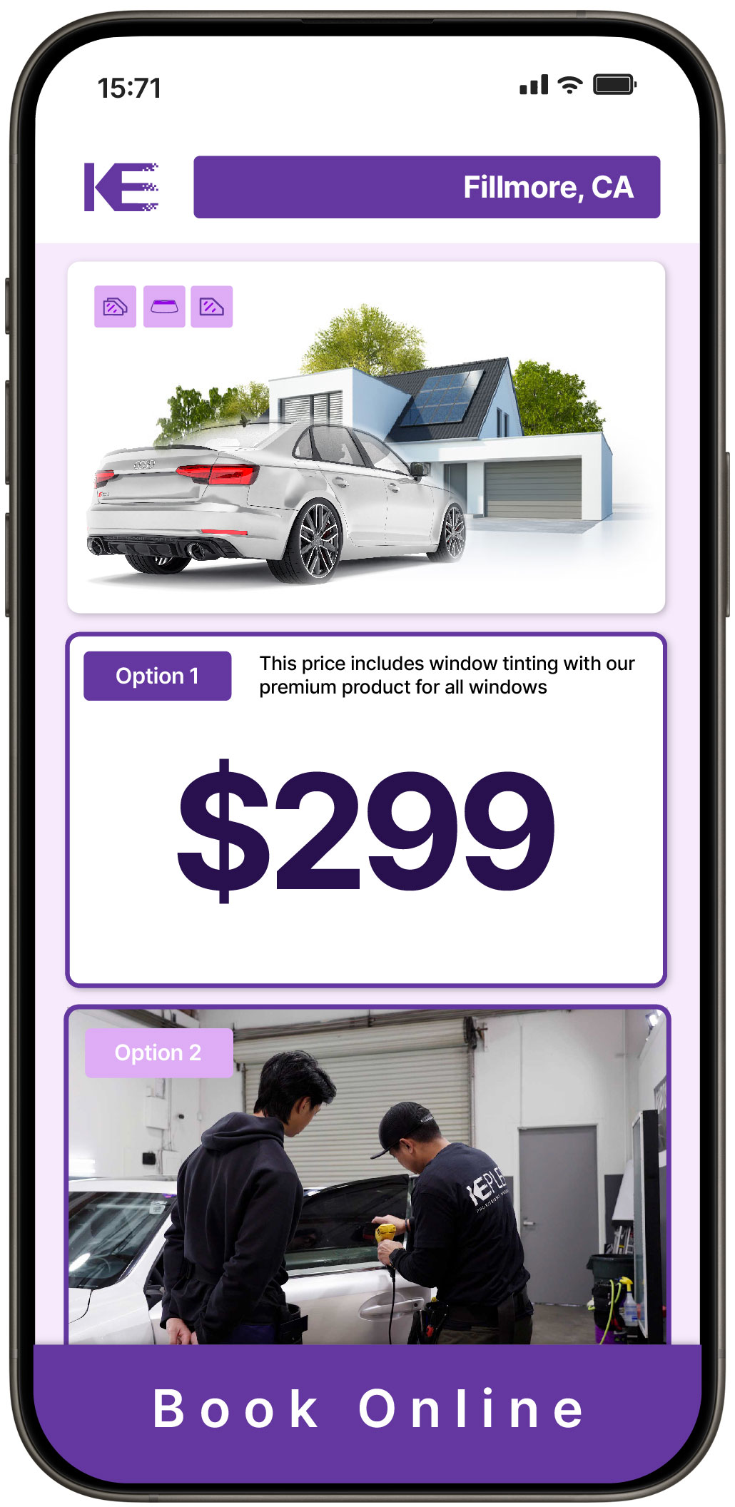 View Competitive Window Tinting Prices in Fillmore, California
