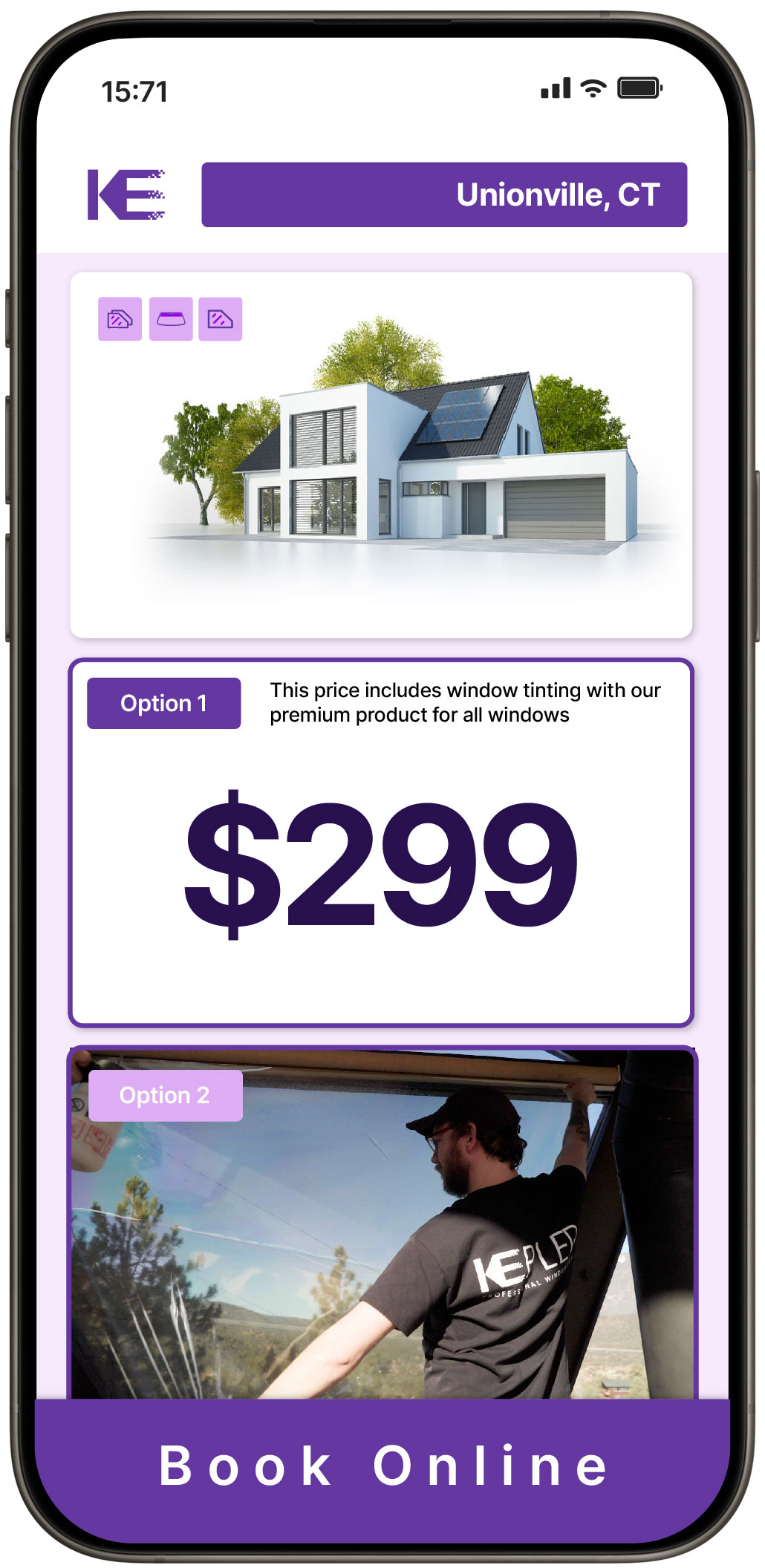 View Affordable Home Window Tinting Prices in Unionville, Connecticut