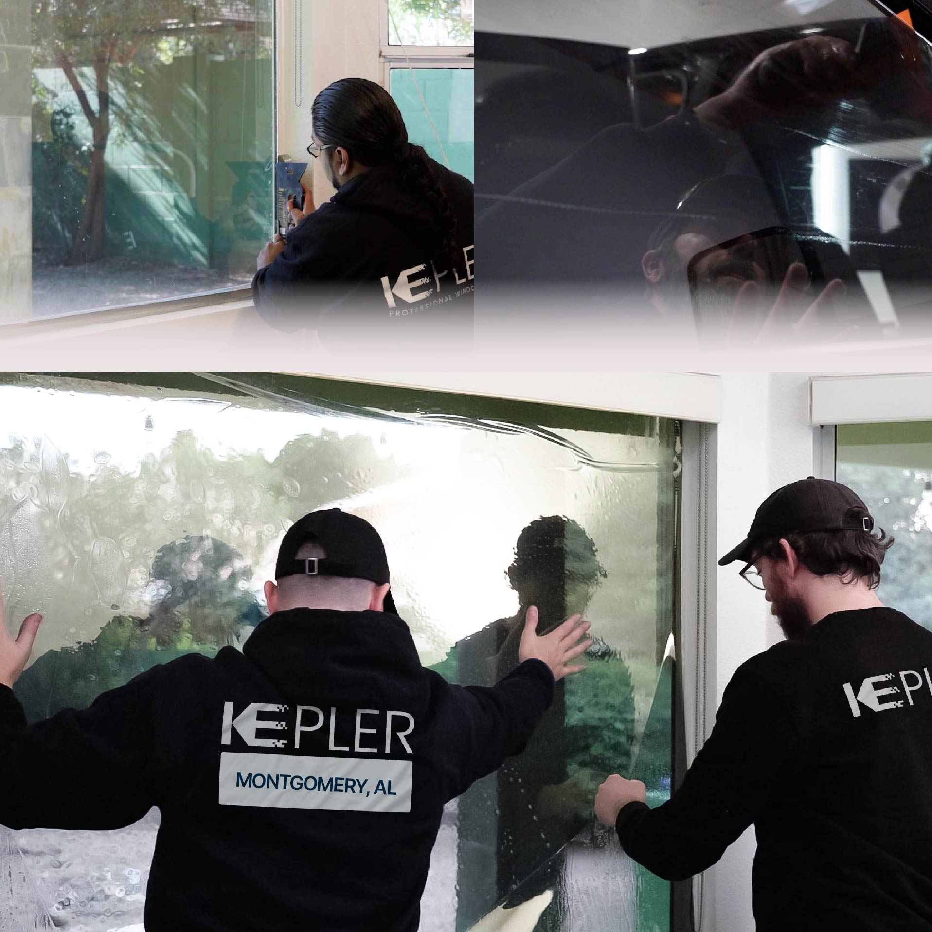 Kepler Specialist Performing Commercial Window Tinting in Montgomery Montgomery