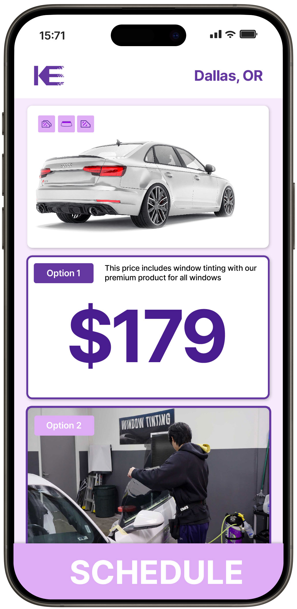 View Affordable Car Window Tinting Prices in Dallas, Oregon