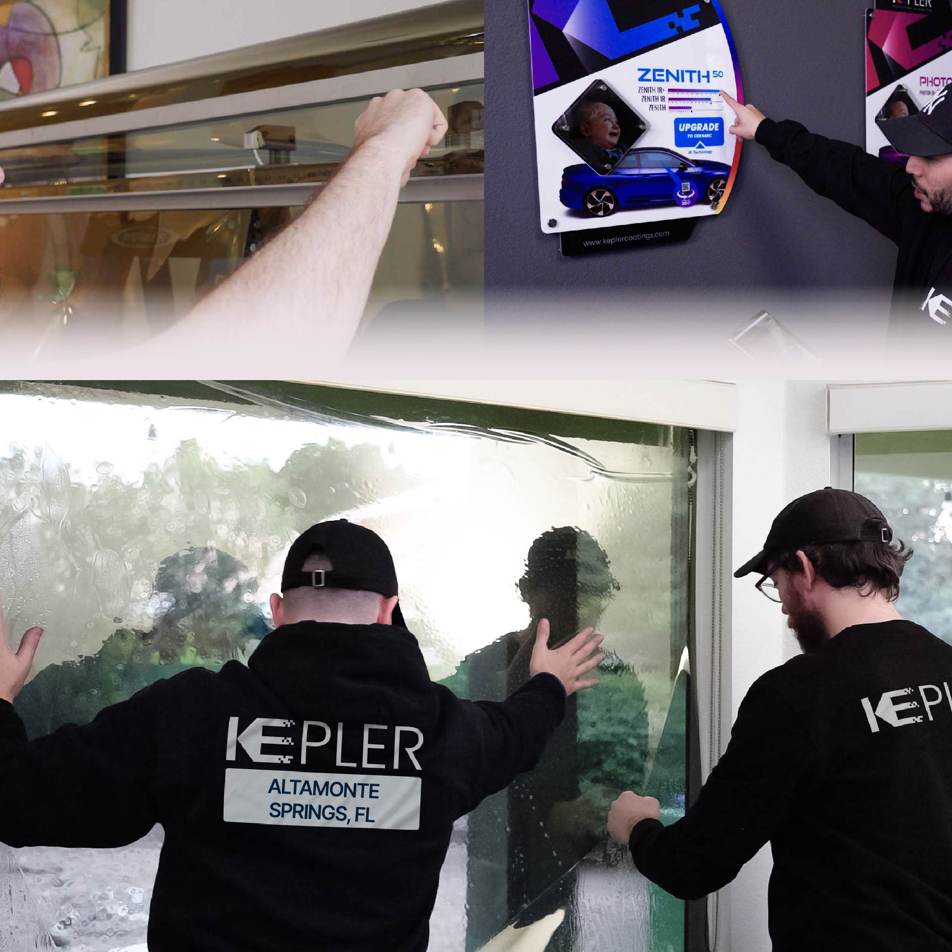 Kepler Specialist Performing Commercial Window Tinting in Altamonte Springs Altamonte Springs