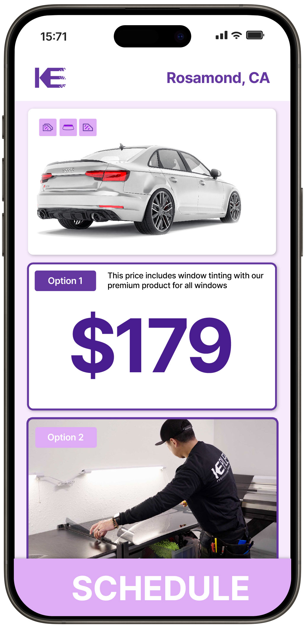 View Affordable Car Window Tinting Rates in Rosamond, California