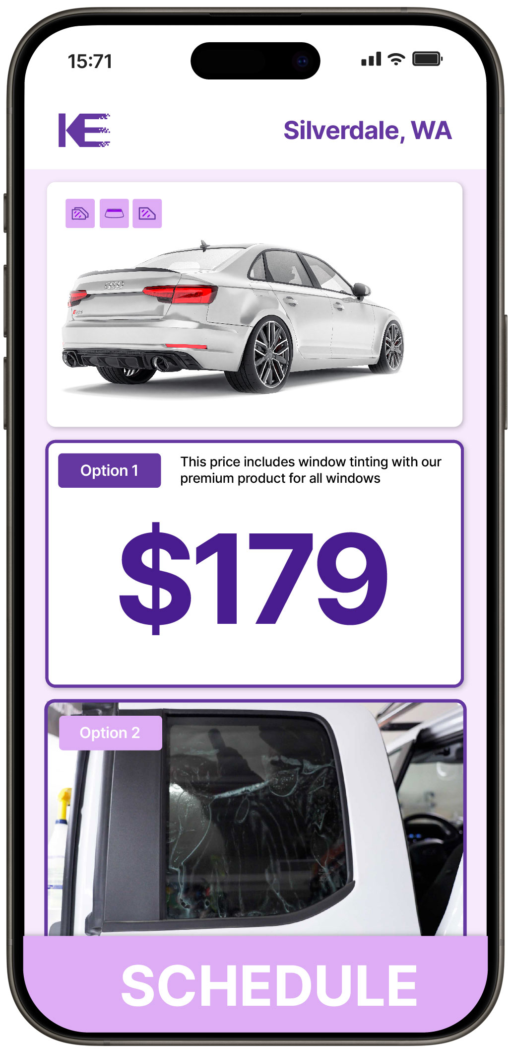 View Reasonable Car Window Tinting Costs in Silverdale, Washington