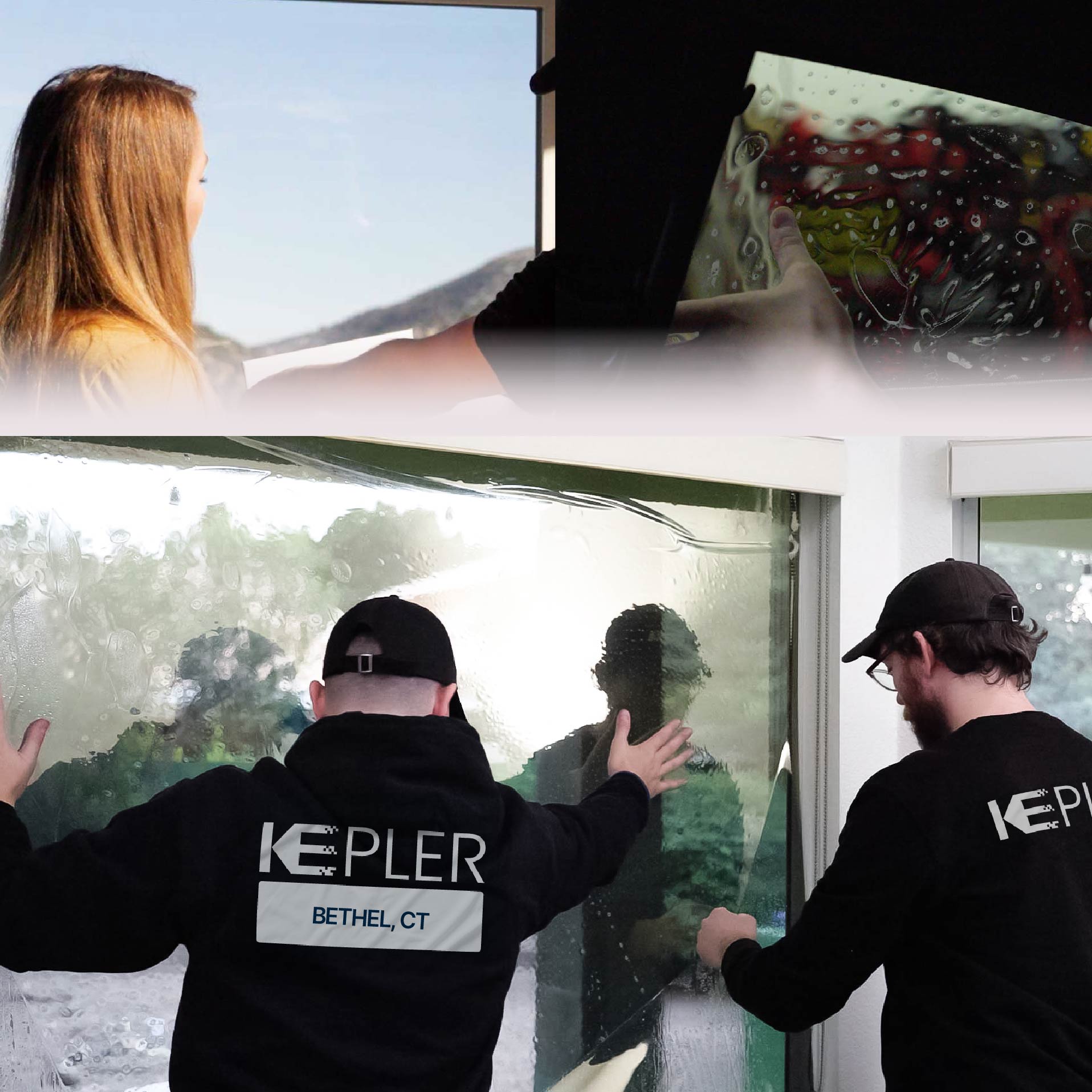 Kepler Specialist Performing Commercial Window Tinting in Bethel Bethel