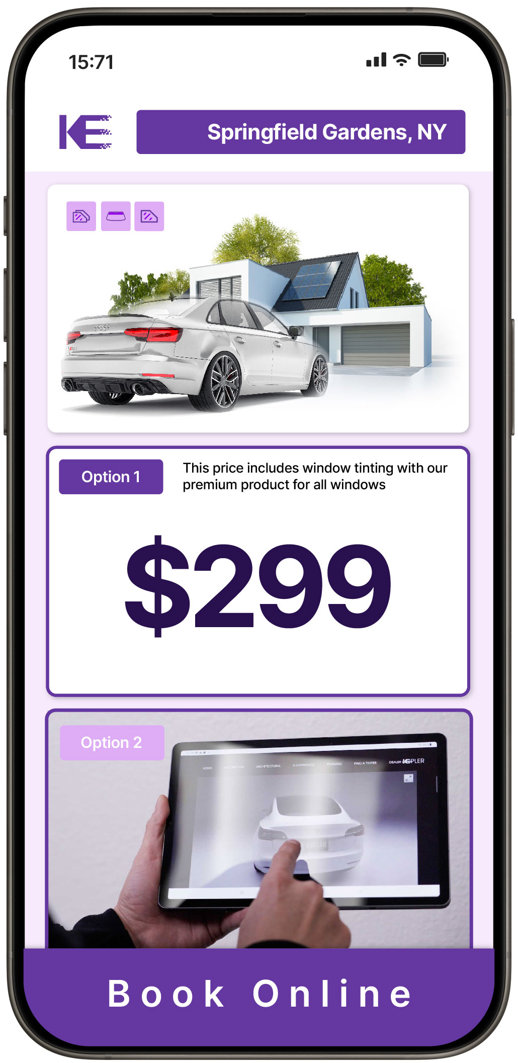 View Competitive Window Tinting Prices in Springfield Gardens, New York