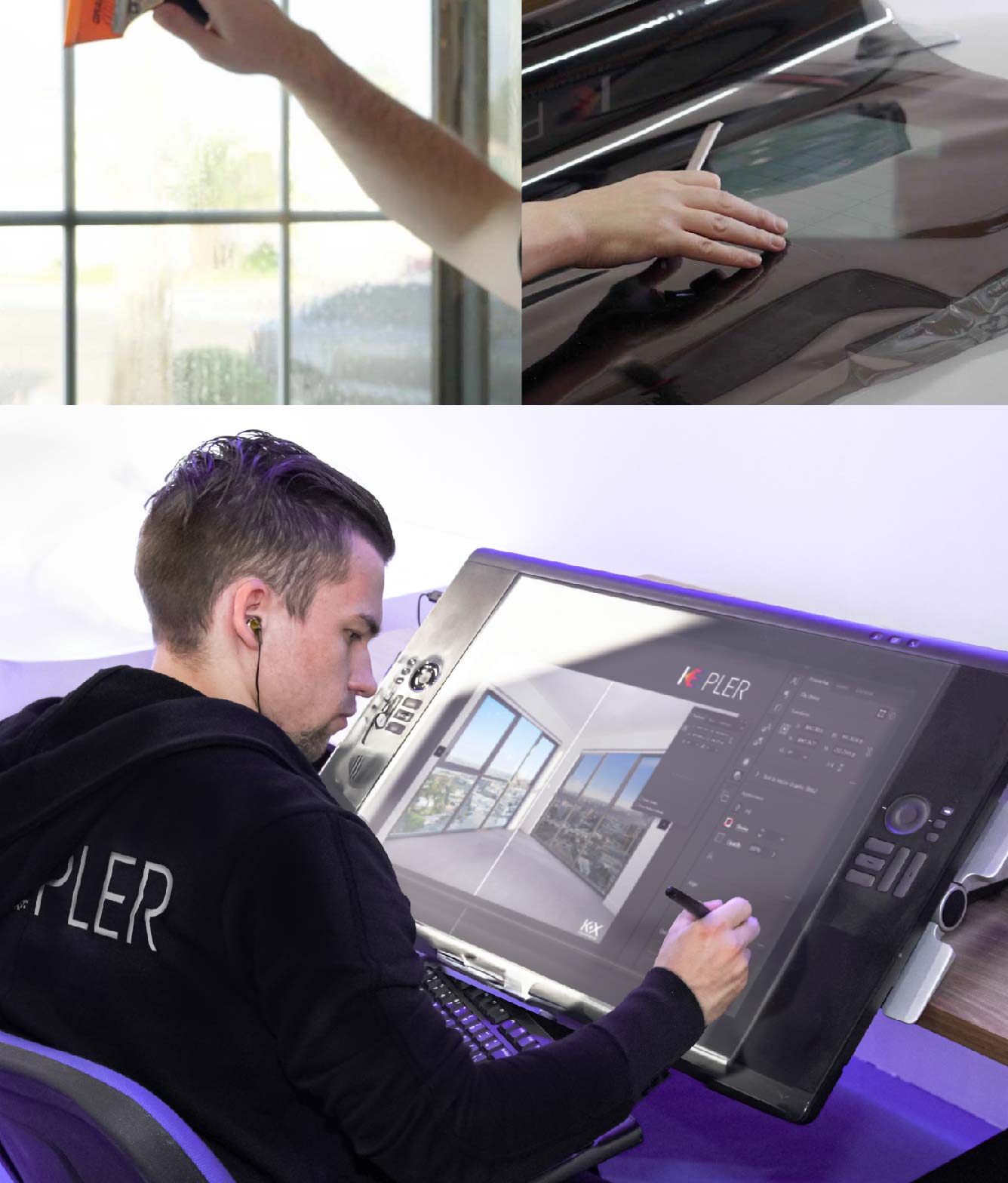 Kepler Specialist Performing Commercial Window Tinting in Cumberland Cumberland