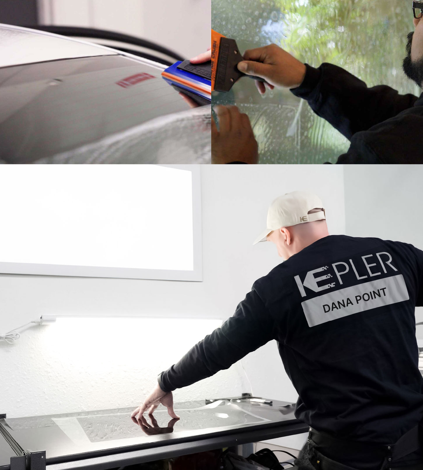 Window Tinting Specialist Cutting Film in Dana Point, California