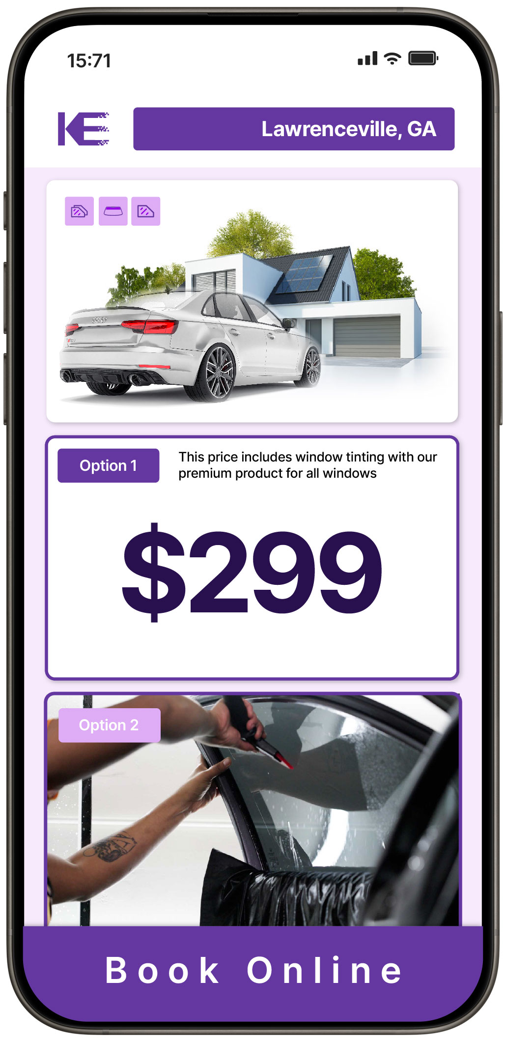 View Reasonable Tesla Window Tinting Prices in Lithia Springs, Georgia