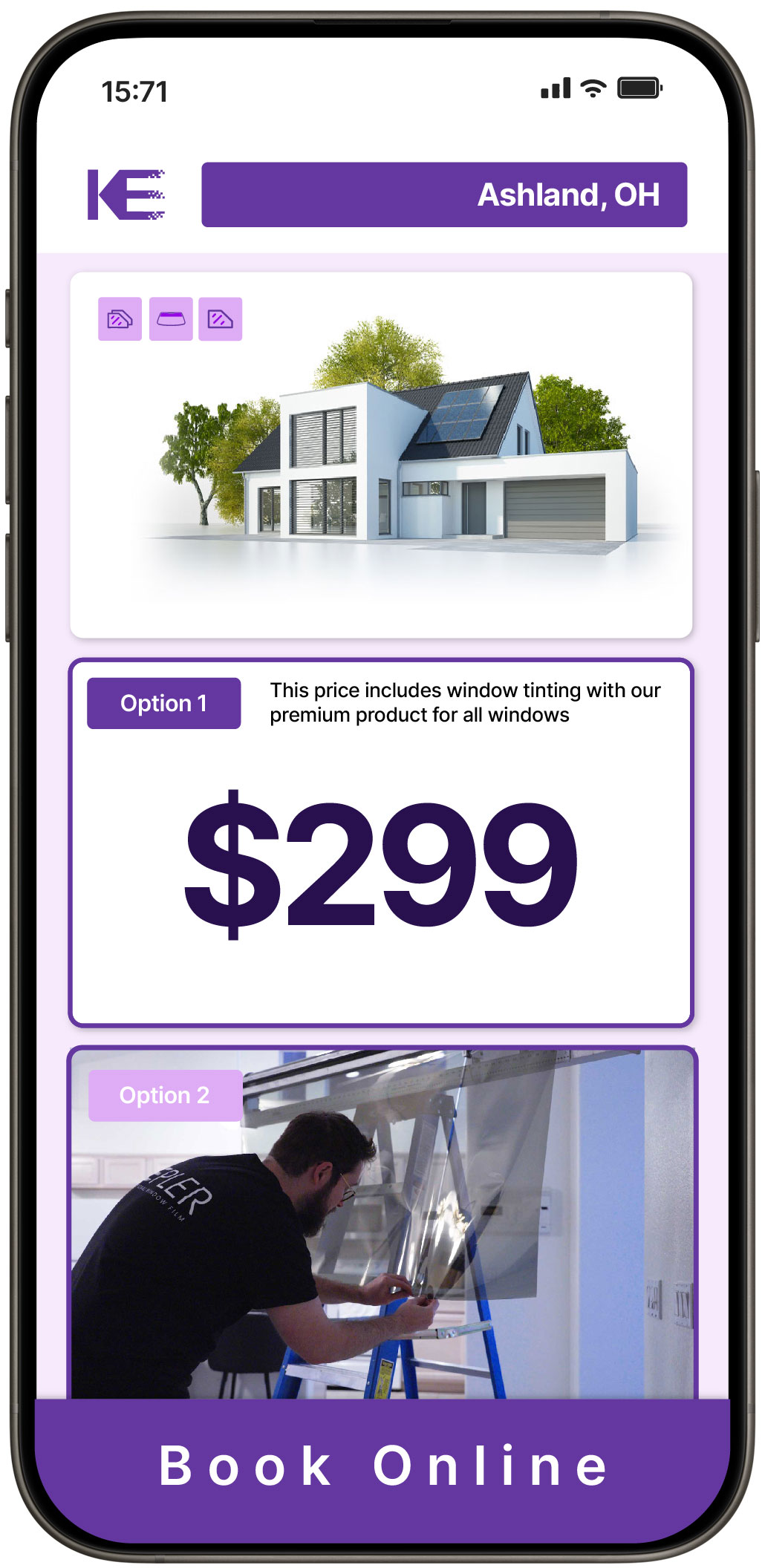 View Reasonable Home Window Tinting Prices in Ashland, Ohio